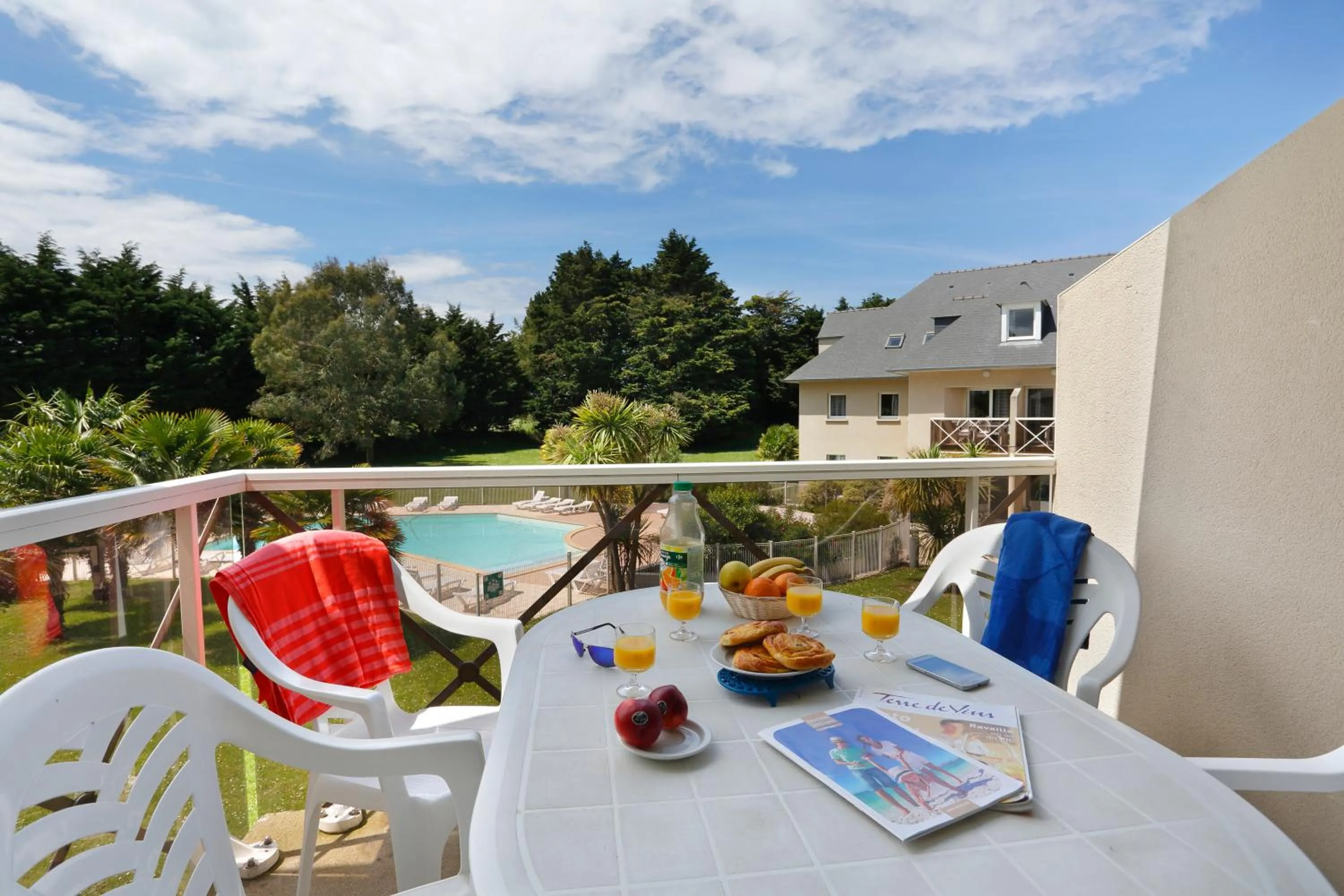 Balcony/Terrace in Résidence Goélia Kermaël