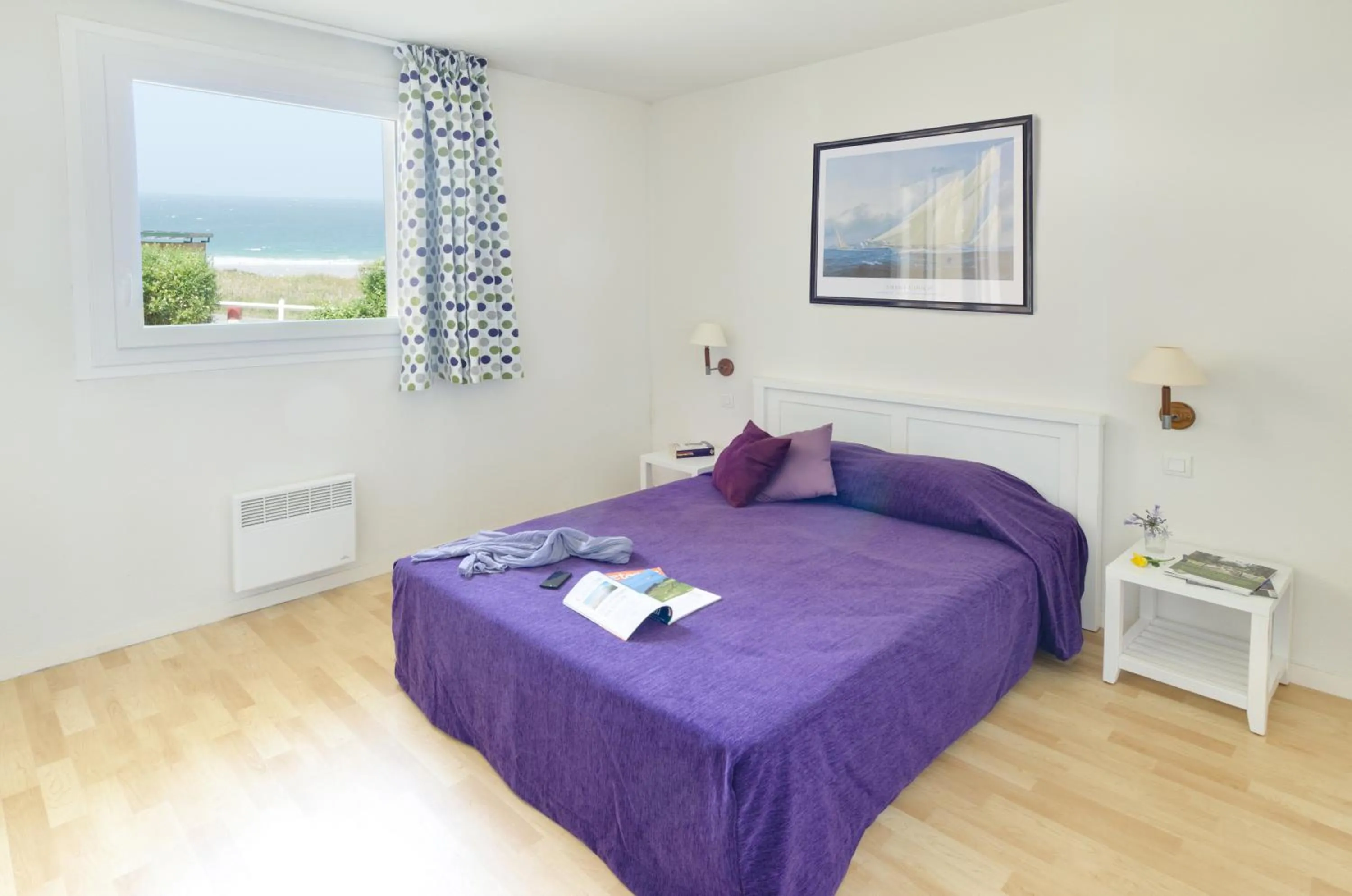 Bedroom, Bed in Résidence Goélia Kermaël