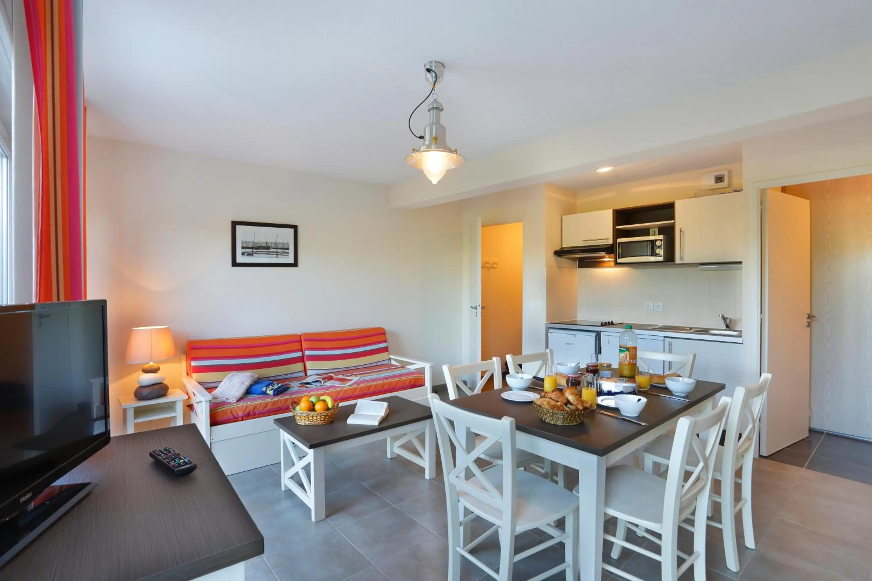 Living room in Résidence Néméa Les Roches