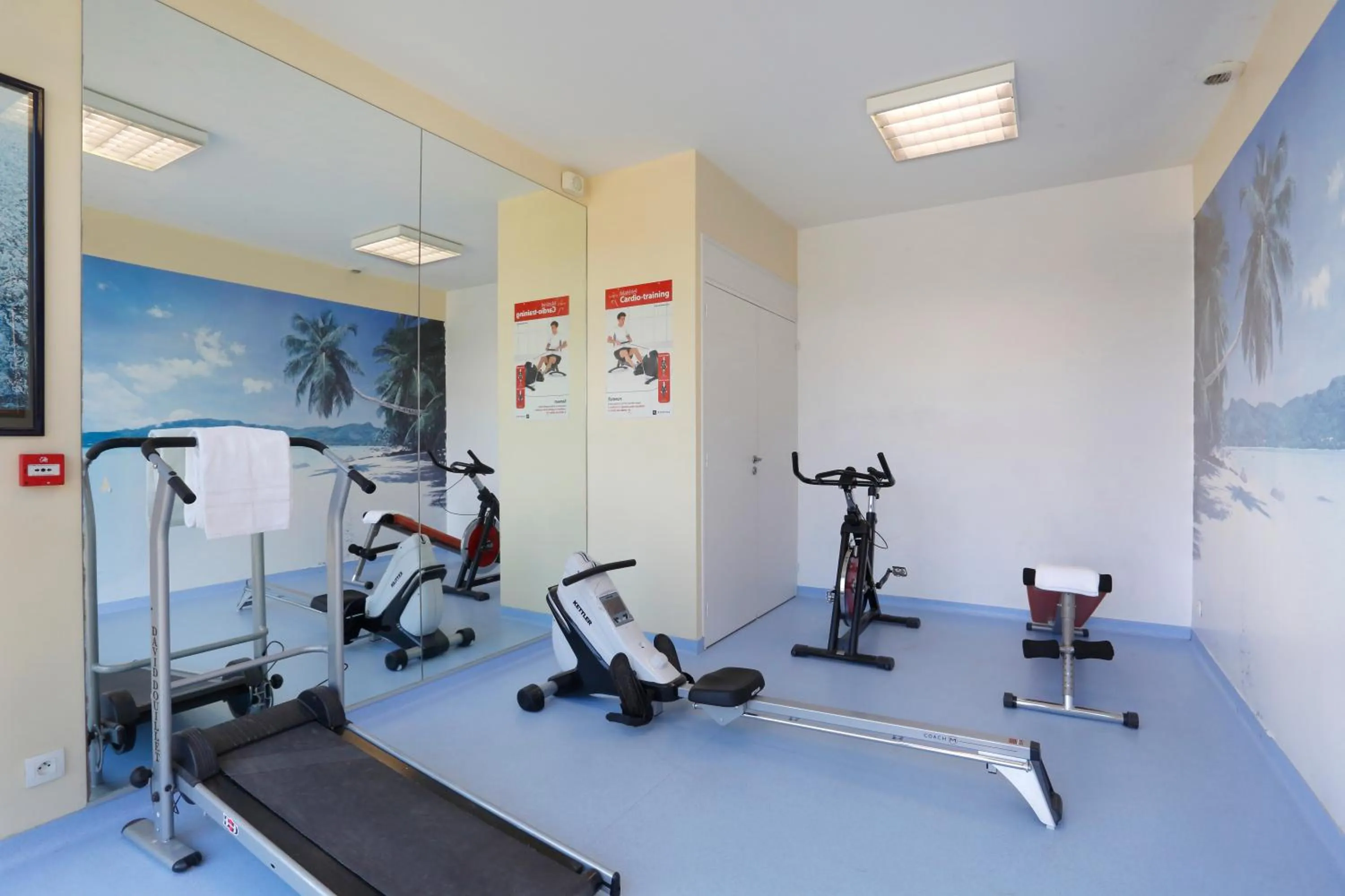 Fitness centre/facilities in Résidence Néméa Les Roches