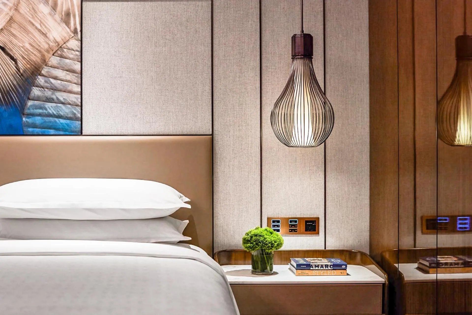 Bedroom, Bed in Sheraton Guangzhou Nansha Hotel