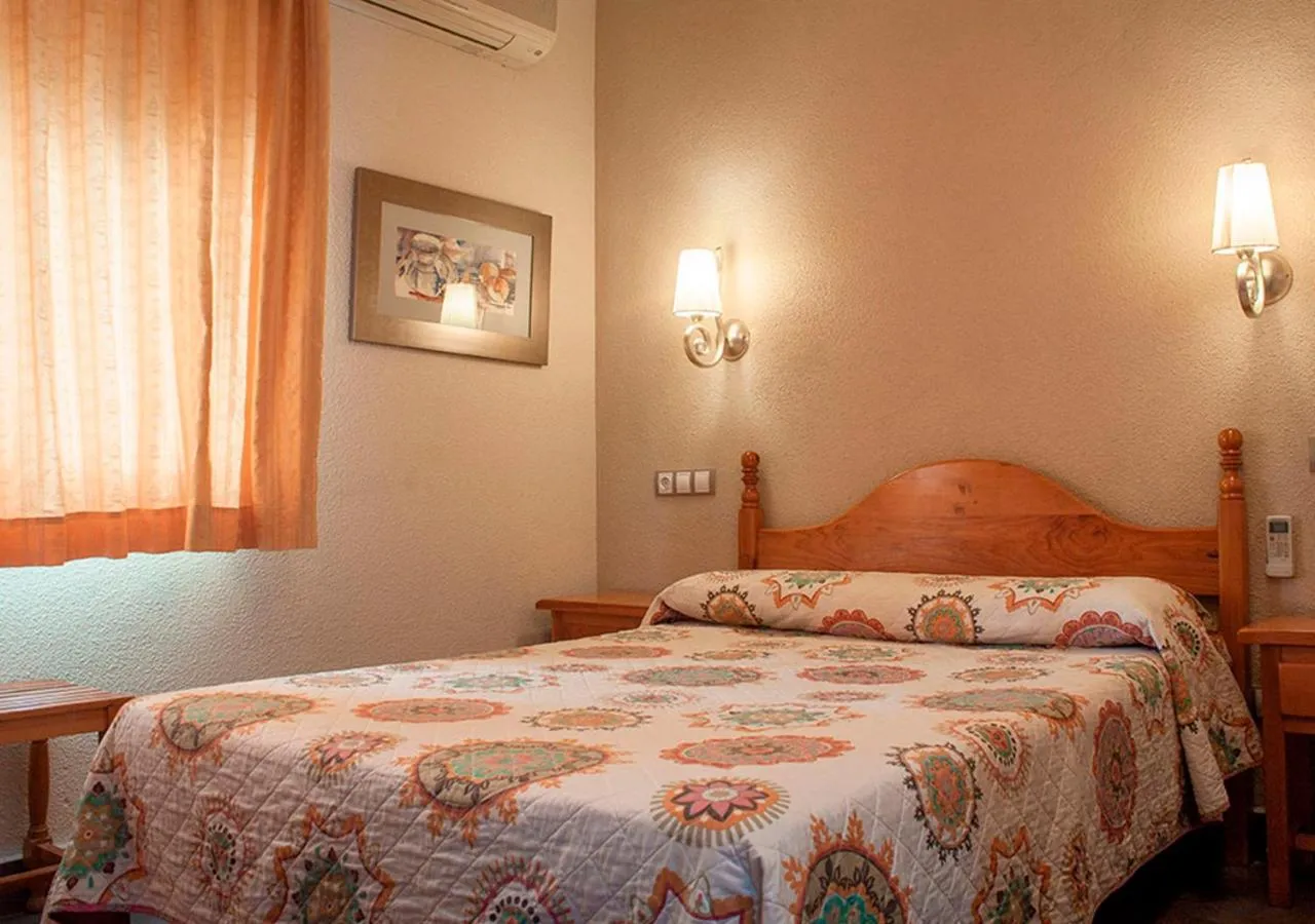 Bed in Hotel La Zambra