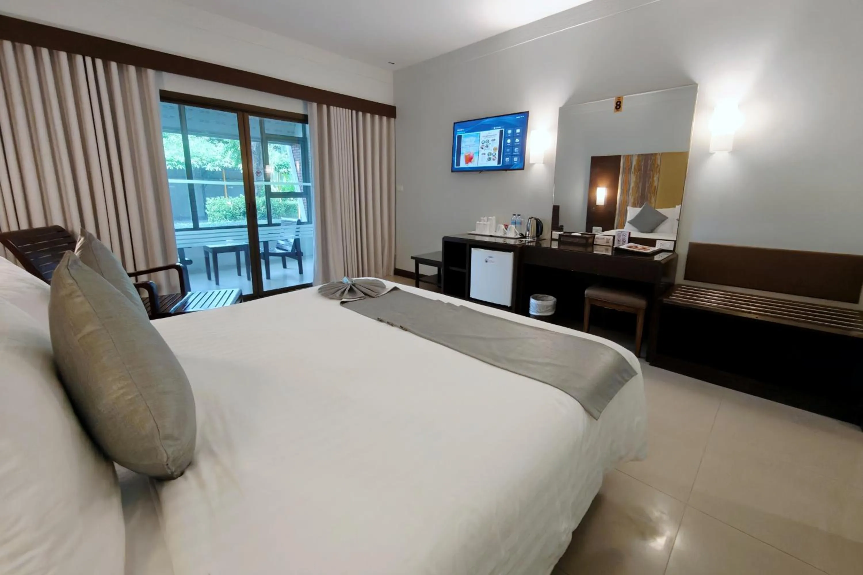 Bed in Patong Resort Hotel - SHA Extra Plus