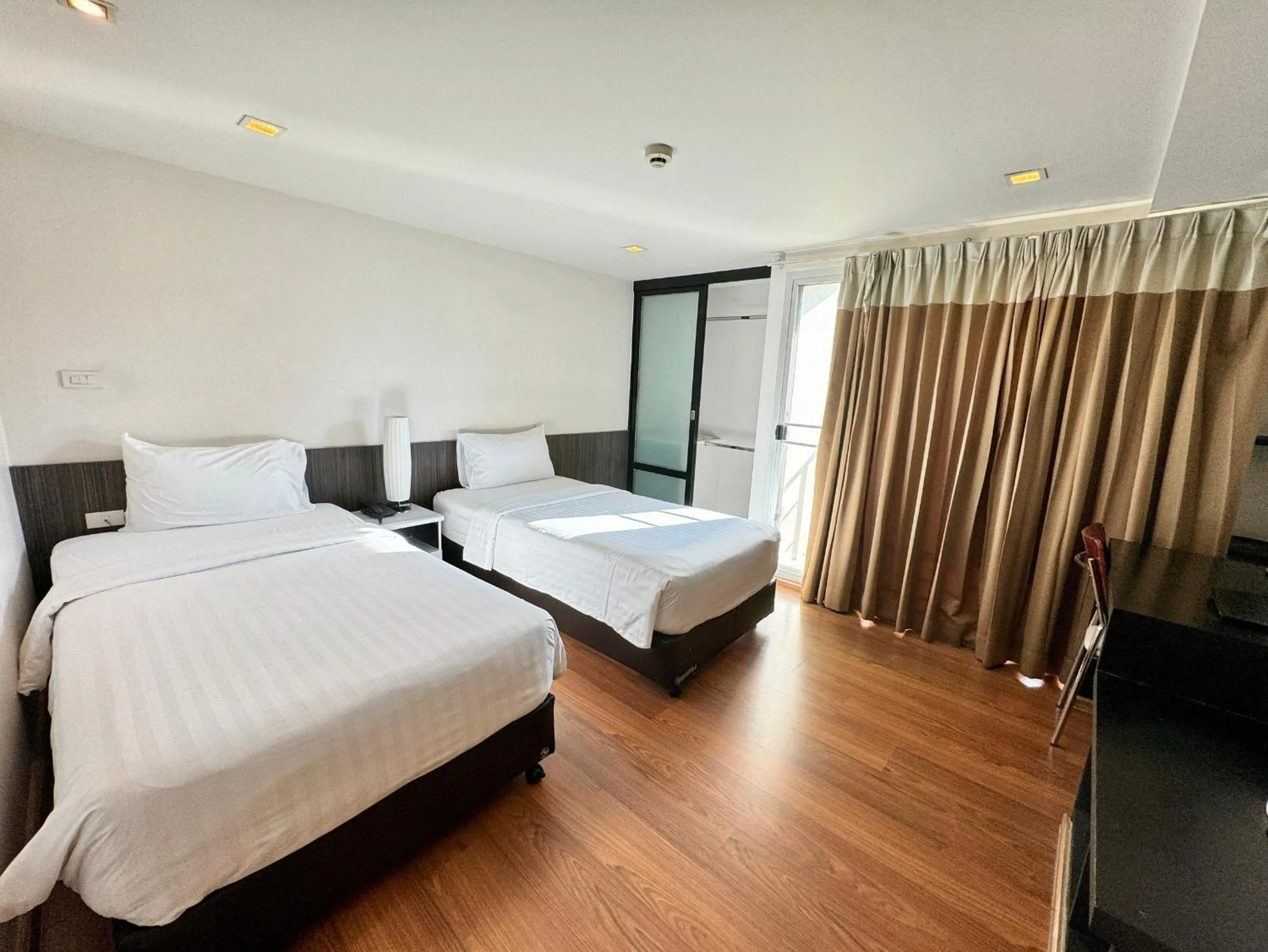 Bed in I Residence Hotel Sathorn
