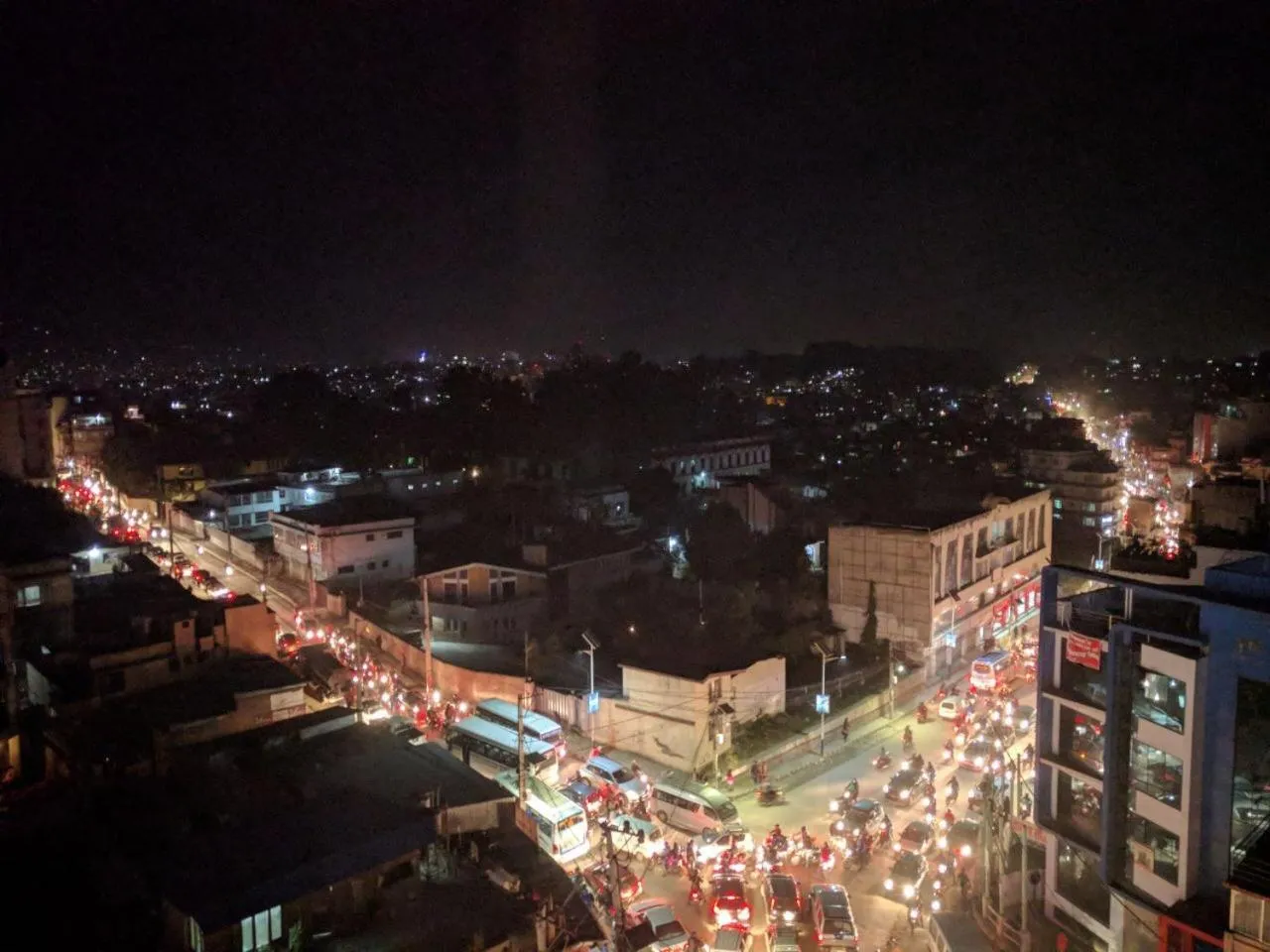 City view in Kaveri Inn