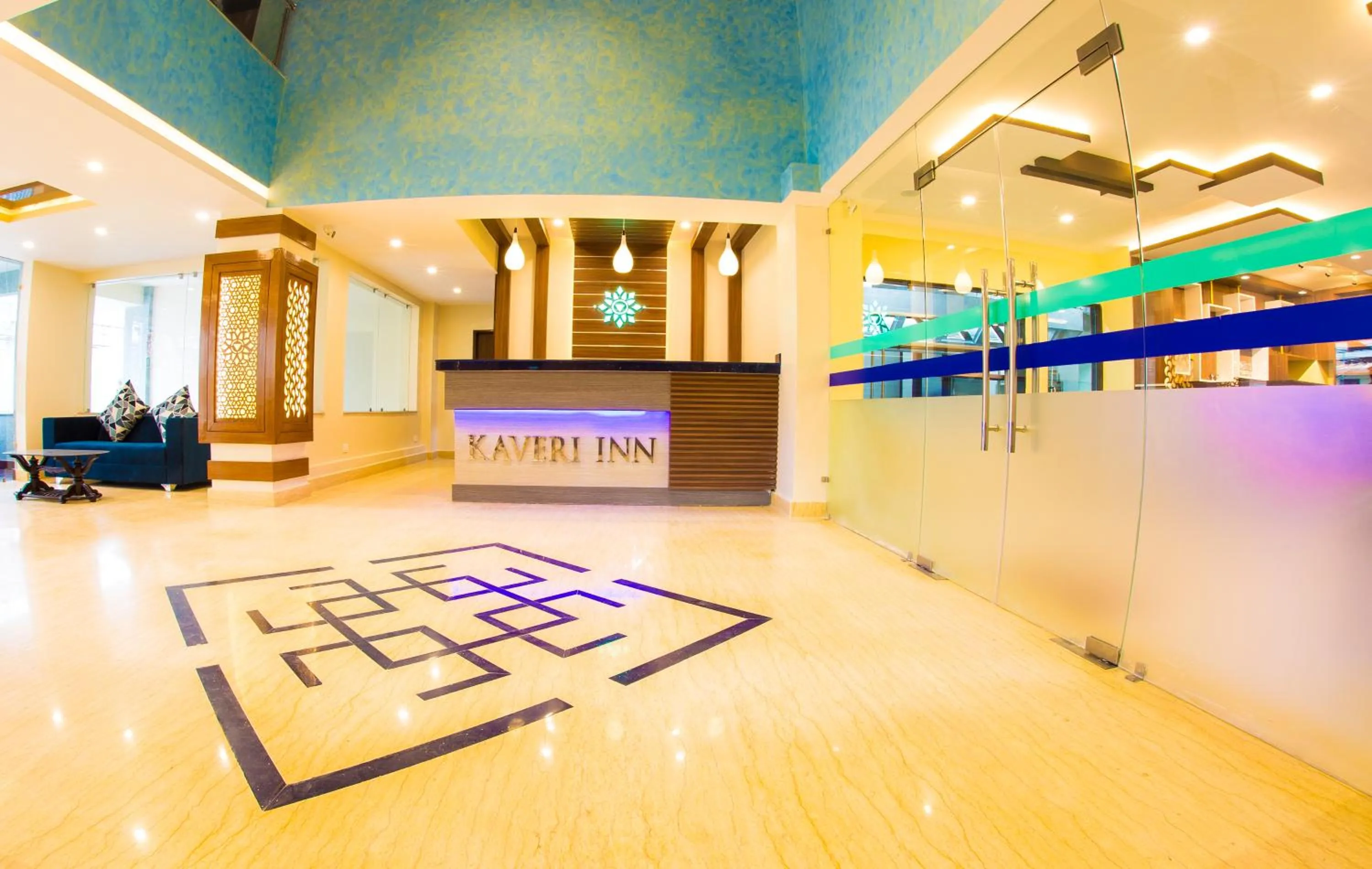 Lobby or reception in Kaveri Inn