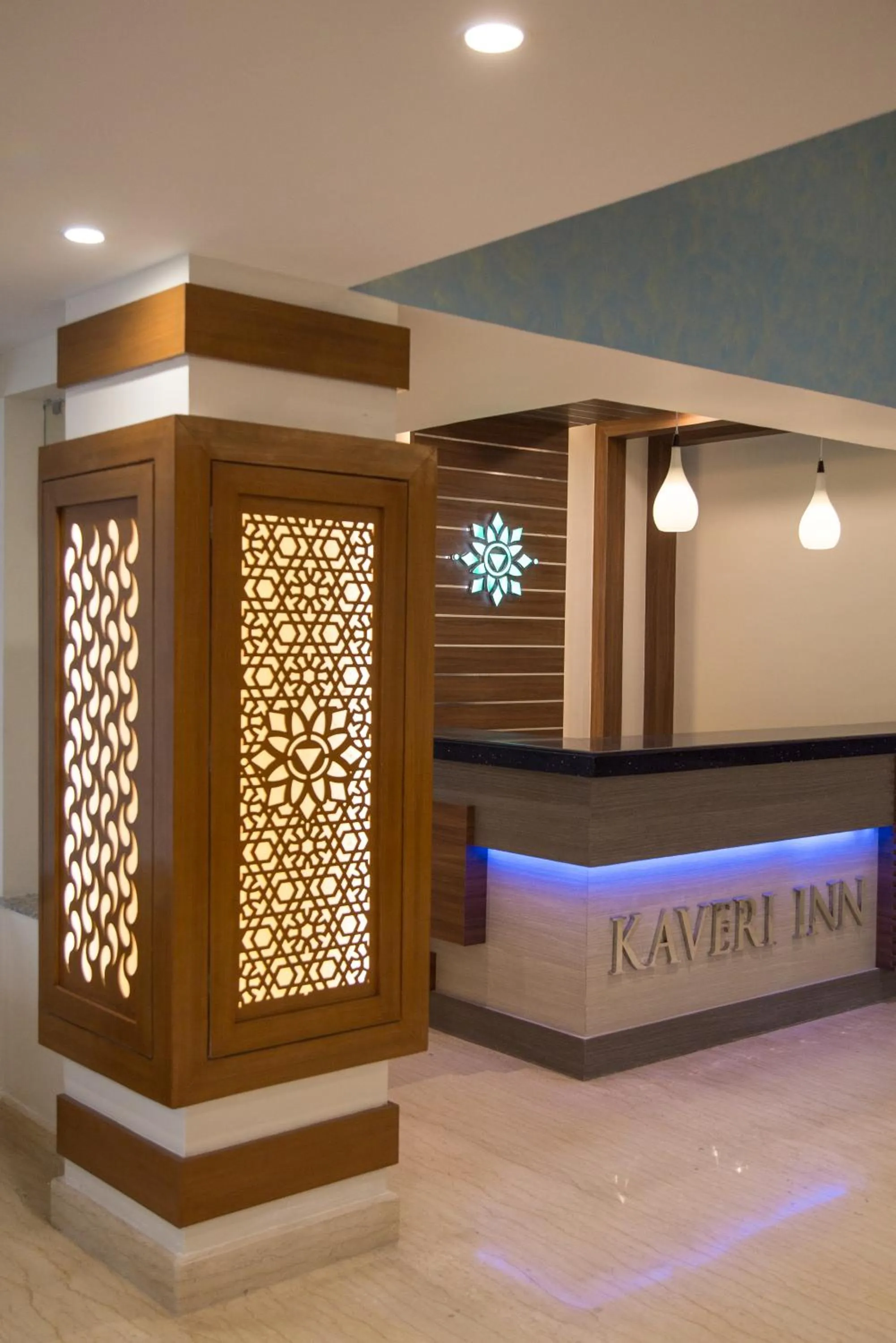 Lobby or reception in Kaveri Inn