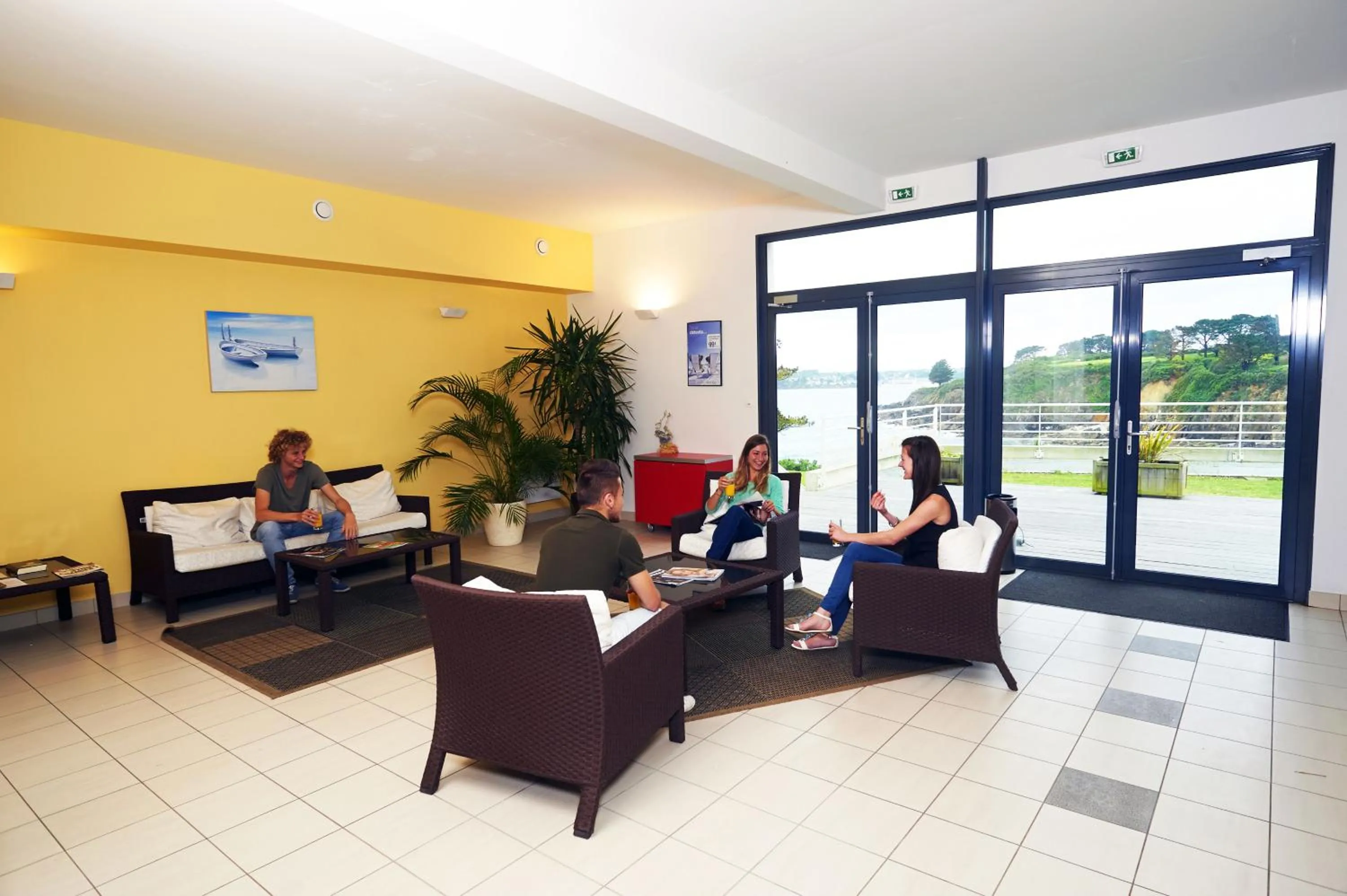 Lobby or reception in Résidence Néméa Iroise Armorique