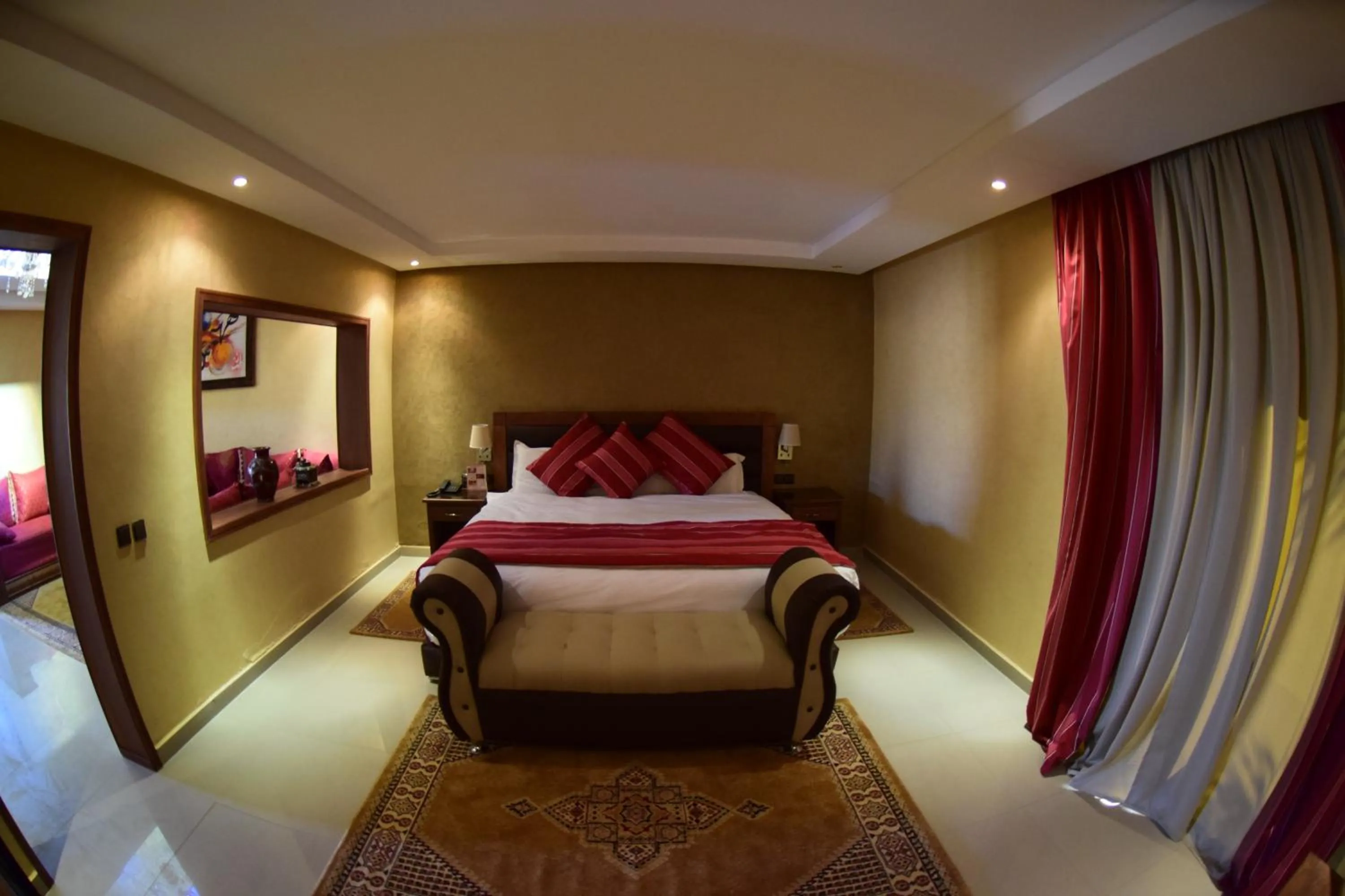 Bed in Palm's Hotel Club