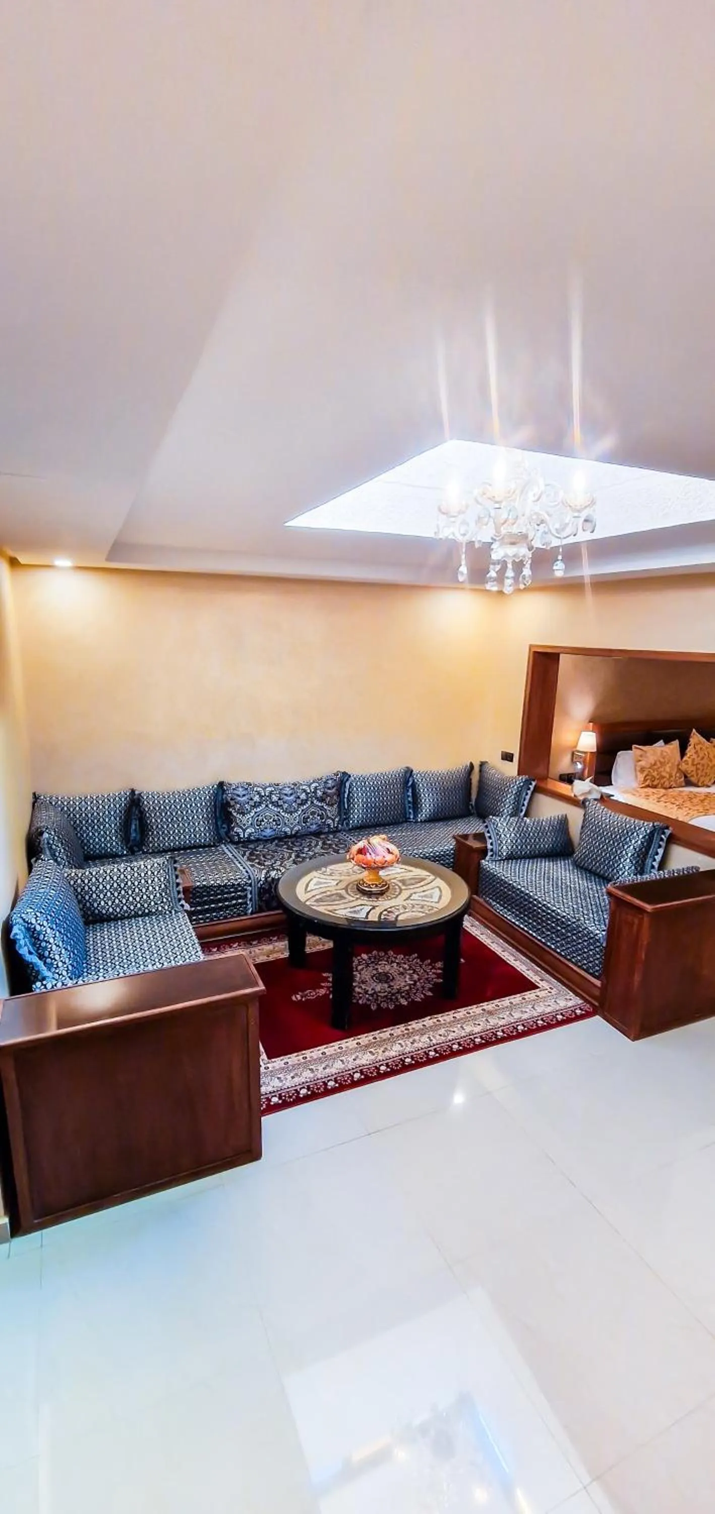 Bed in Palm's Hotel Club