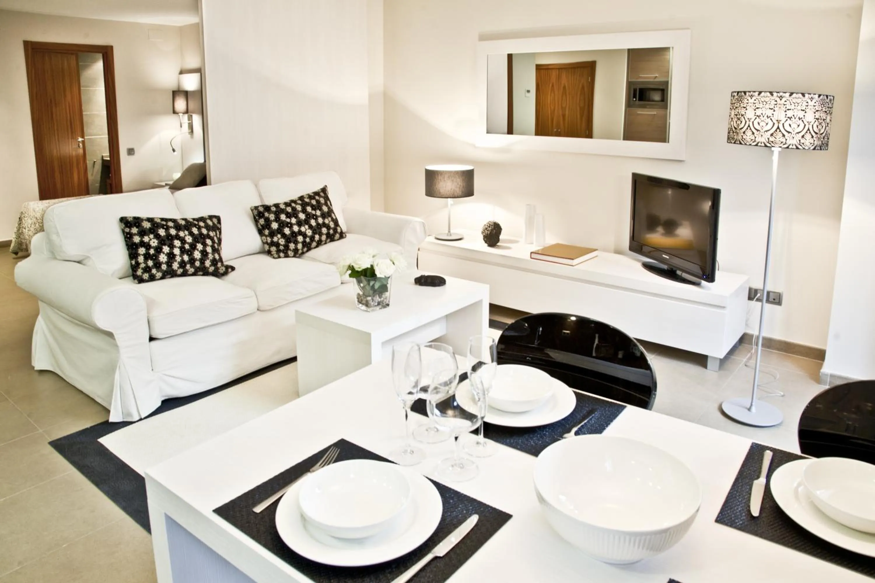 Living room in Up Suites BCN