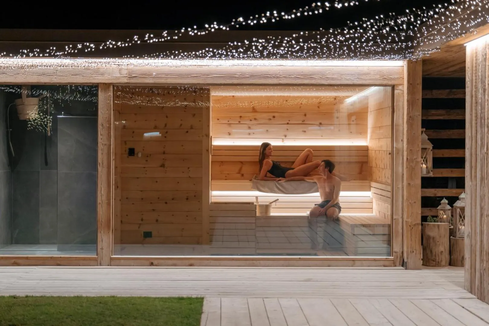 Sauna in Agriturismo Rini