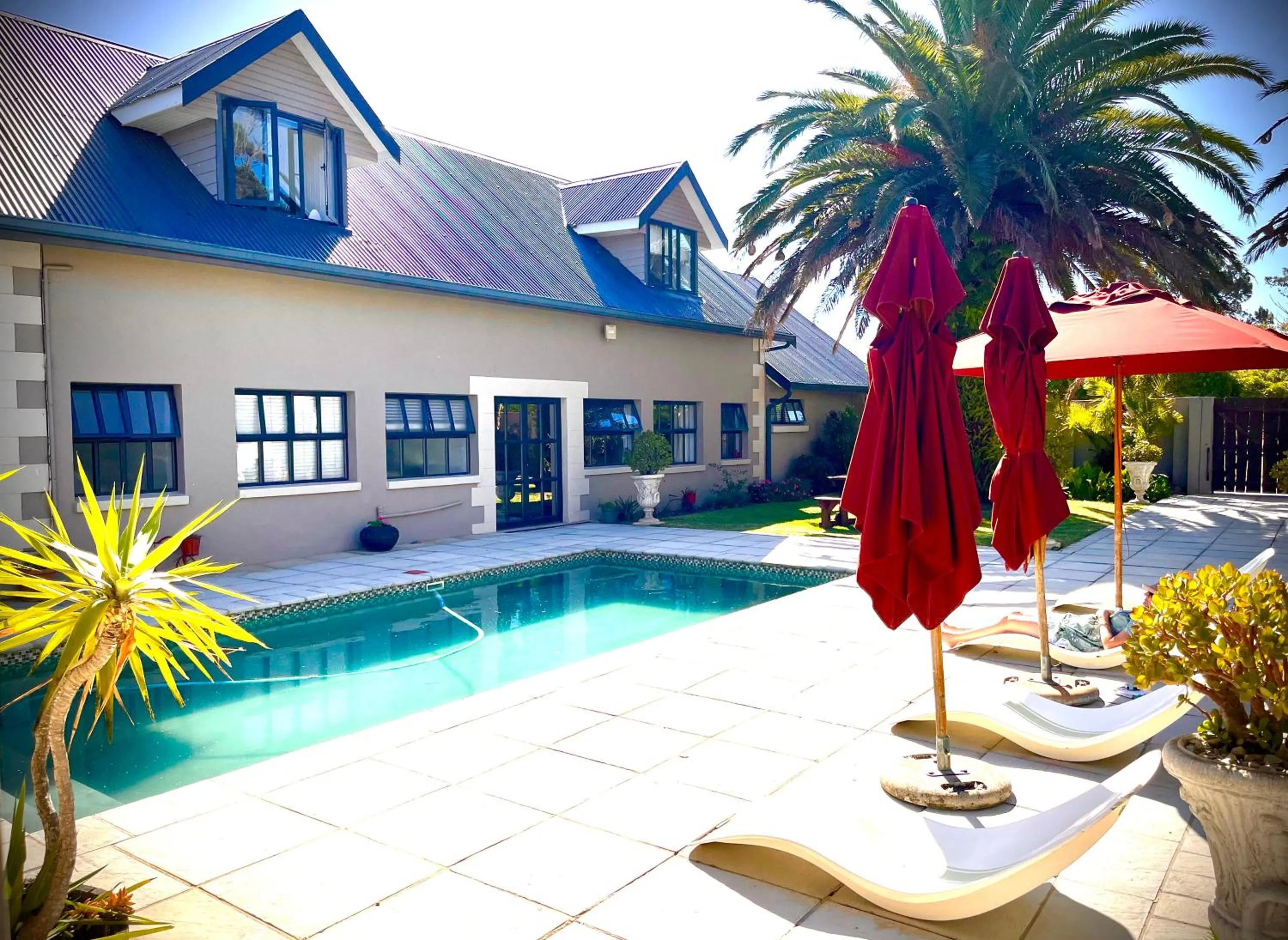 Inner courtyard view in Stoneridge farm