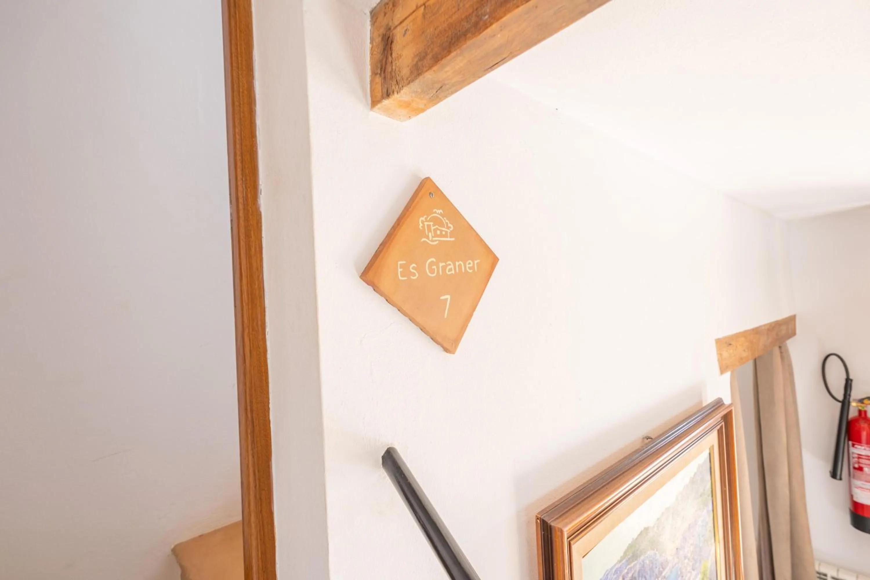 Decorative detail in Agroturismo Mondrago -Antic Na Martina-