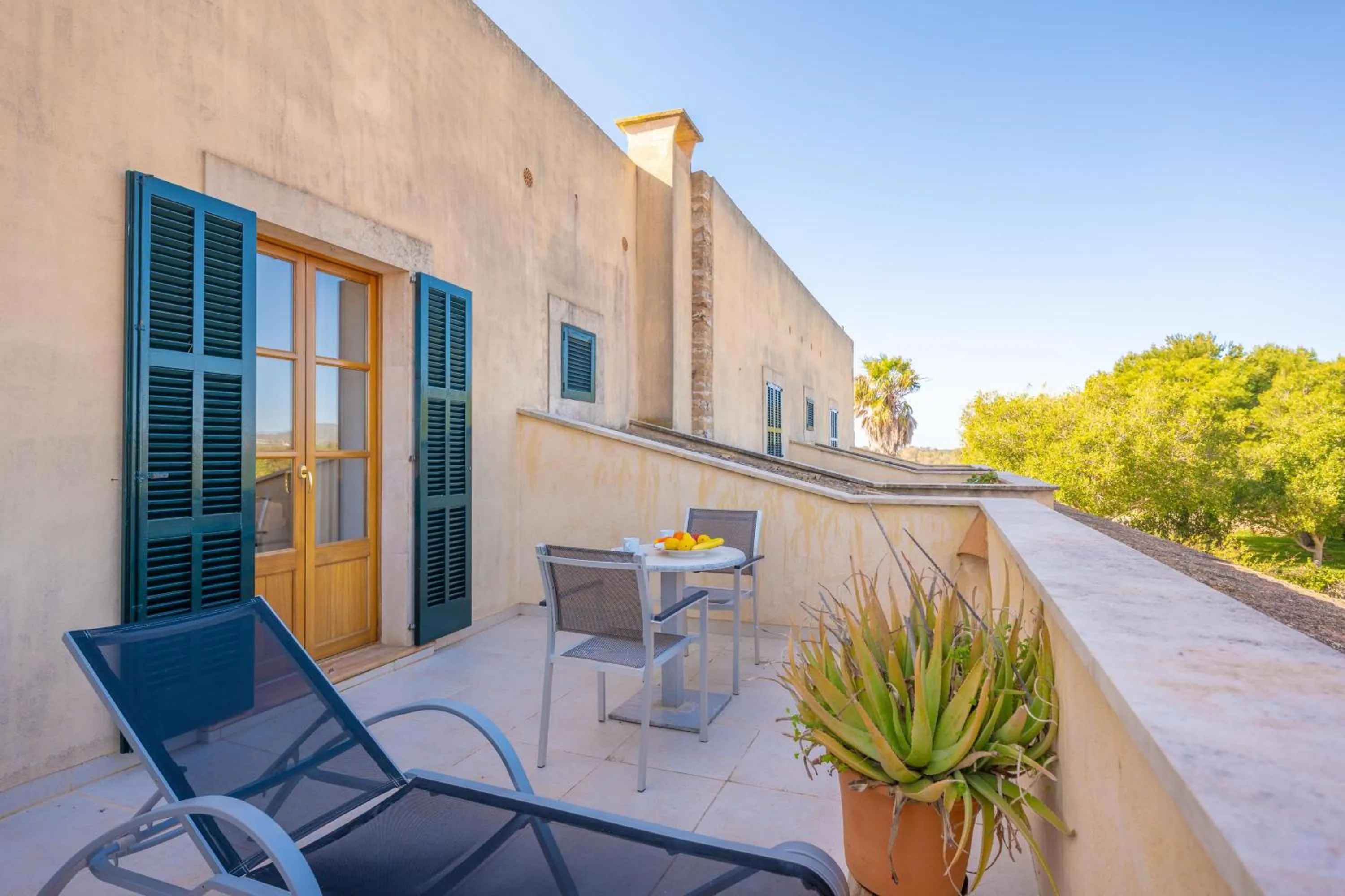 Balcony/Terrace in Agroturismo Mondrago -Antic Na Martina-