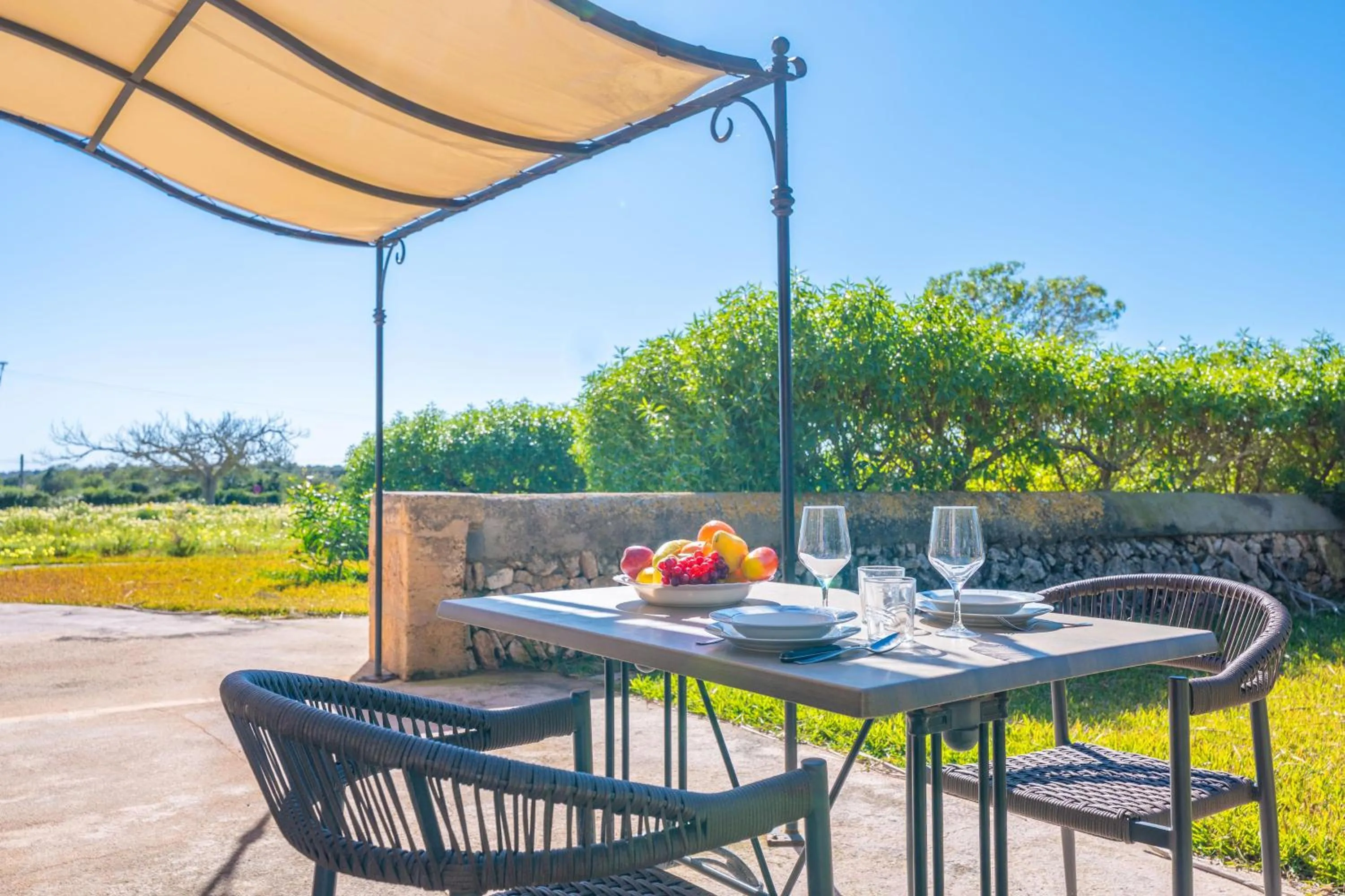 Balcony/Terrace in Agroturismo Mondrago -Antic Na Martina-