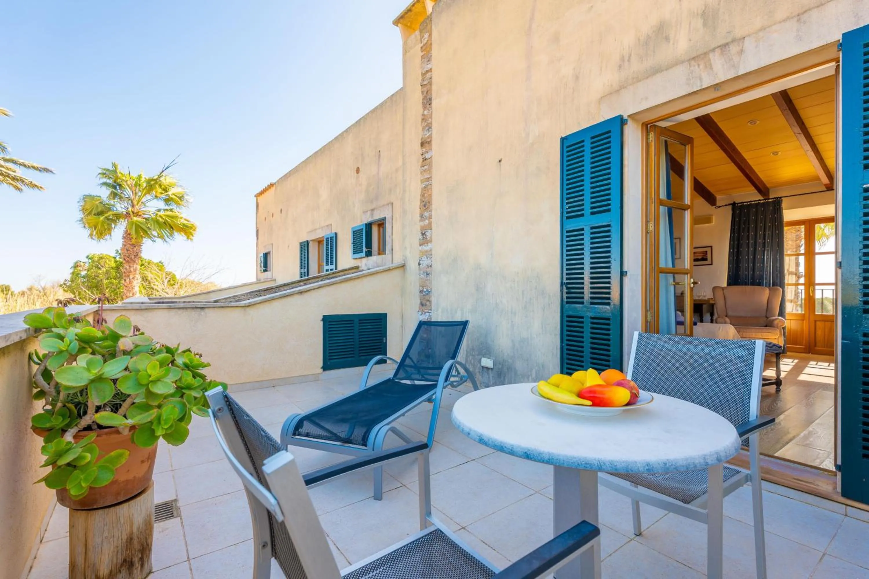 Balcony/Terrace in Agroturismo Mondrago -Antic Na Martina-