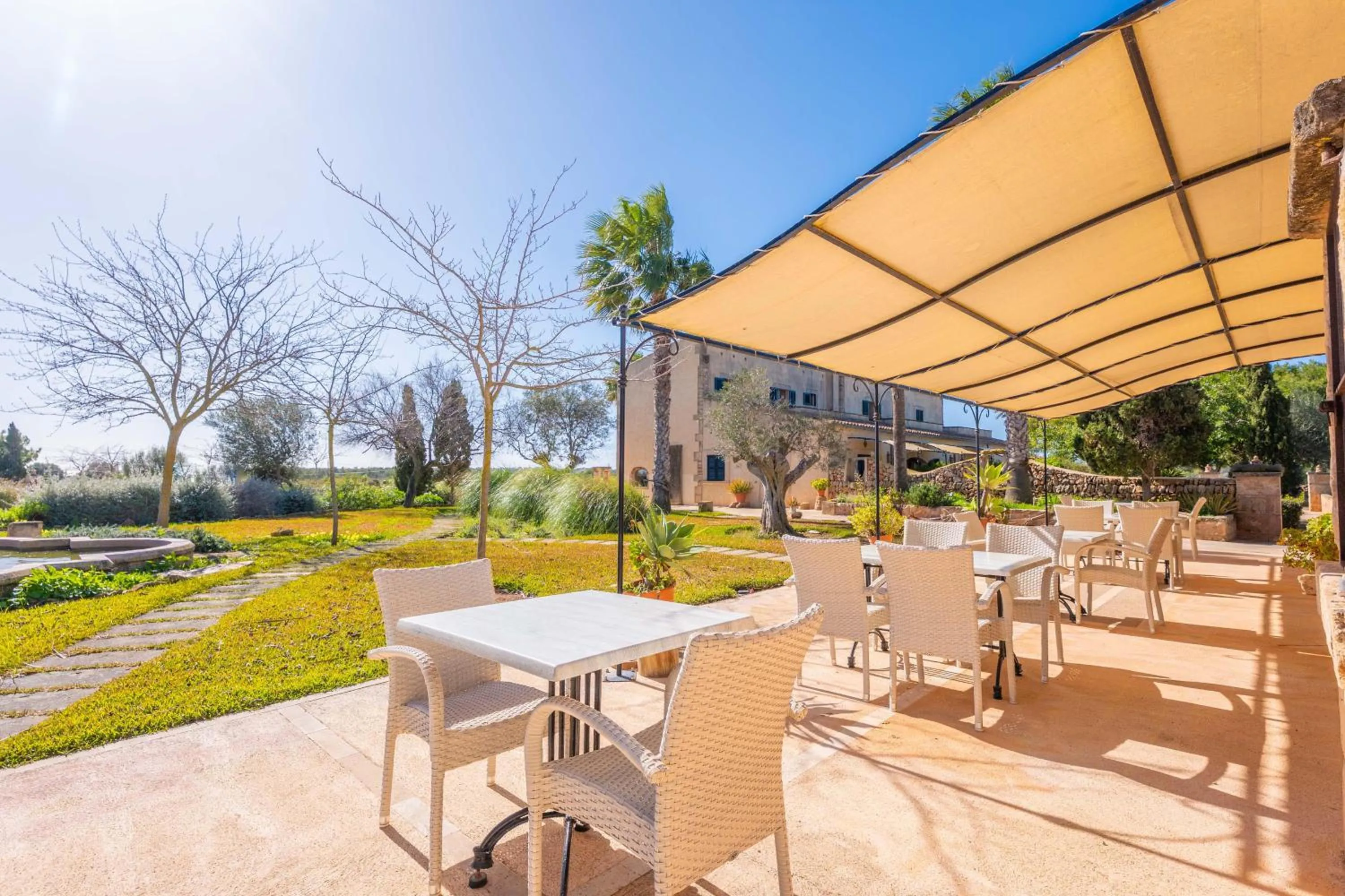 Garden in Agroturismo Mondrago -Antic Na Martina-