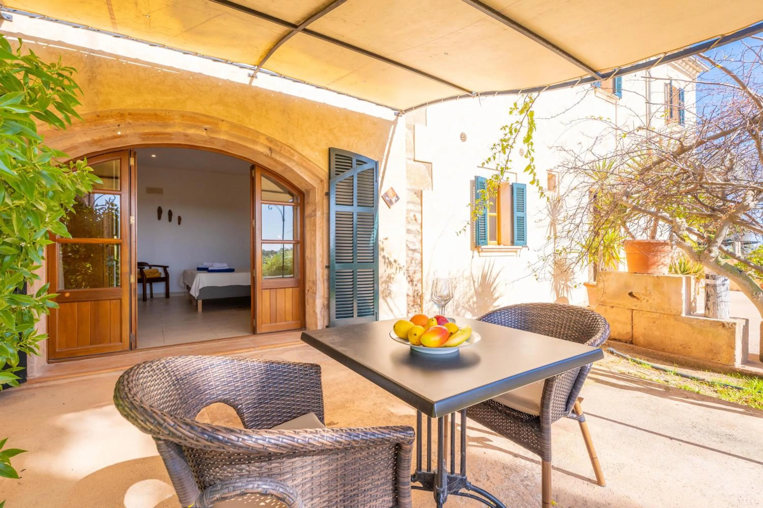 Balcony/Terrace in Agroturismo Mondrago -Antic Na Martina-