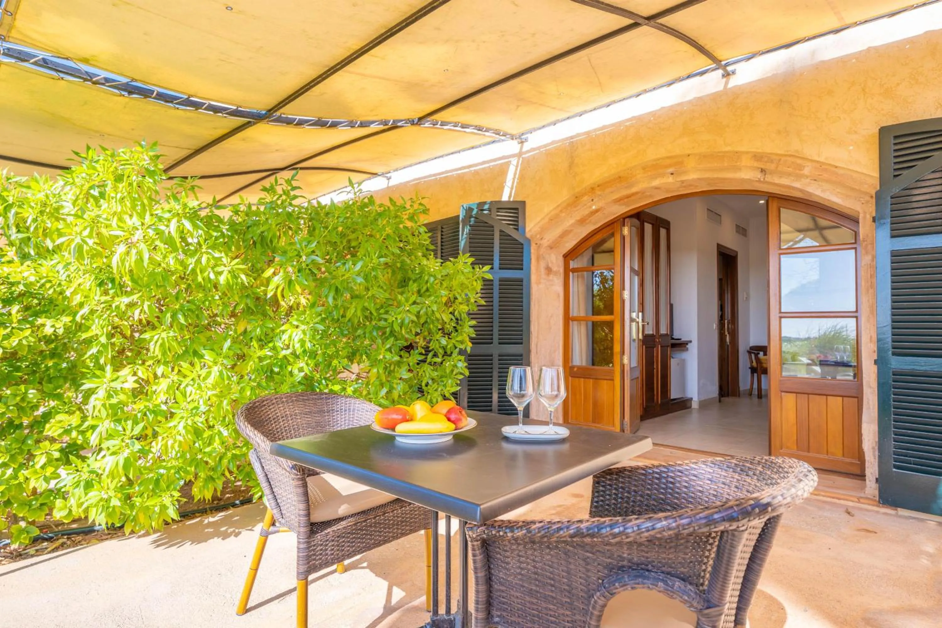 Balcony/Terrace in Agroturismo Mondrago -Antic Na Martina-