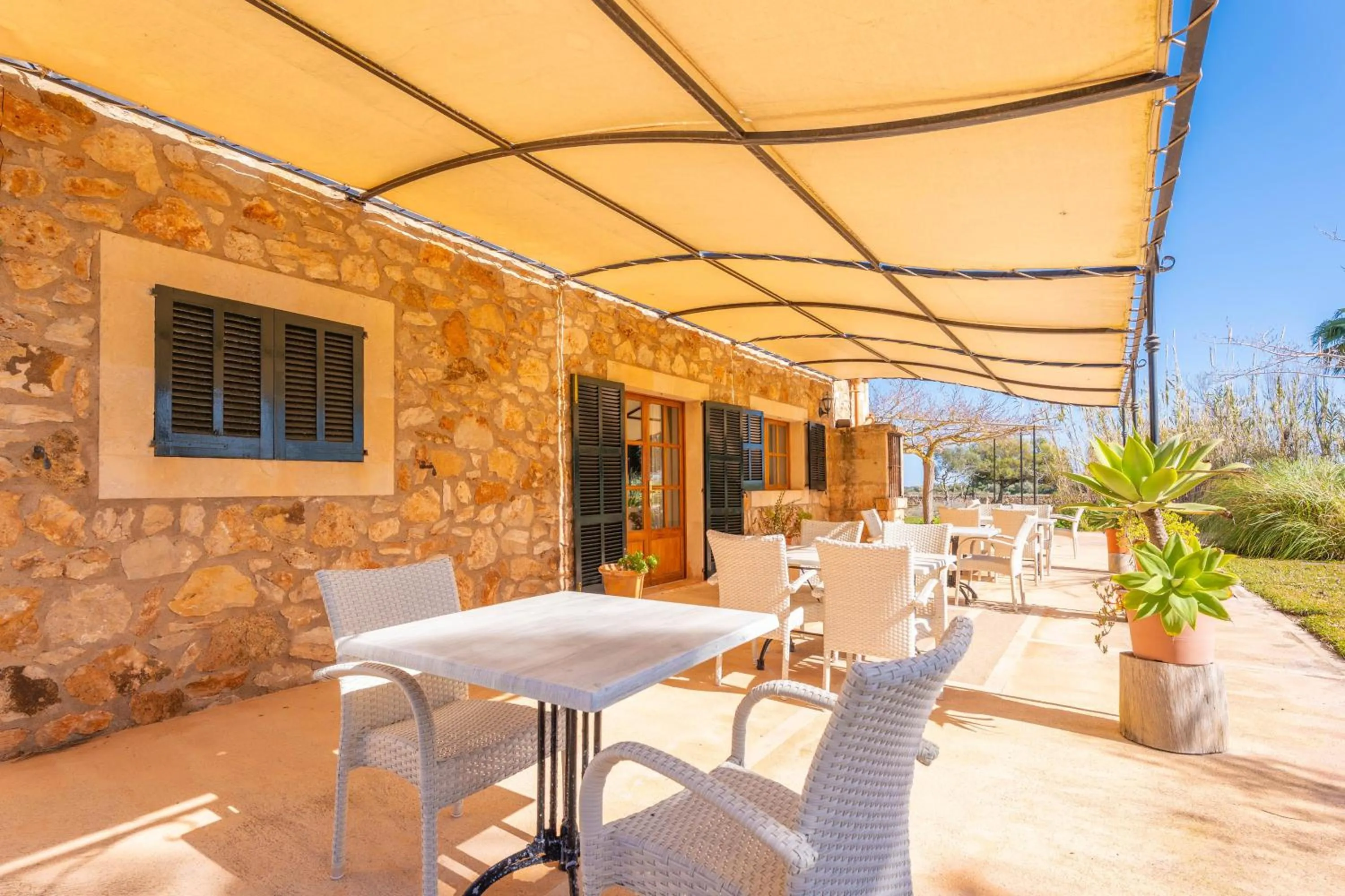 Balcony/Terrace in Agroturismo Mondrago -Antic Na Martina-
