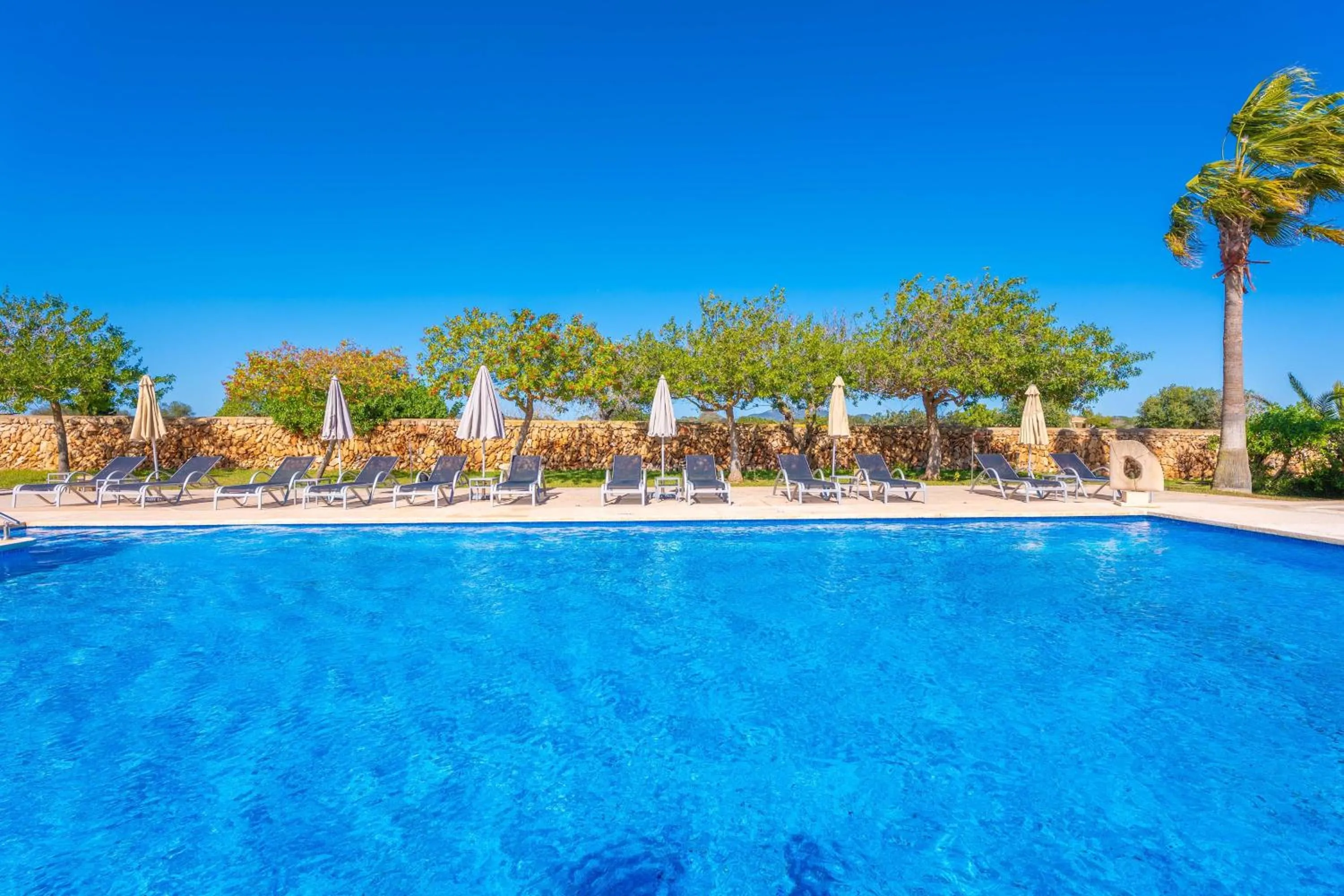 Swimming pool in Agroturismo Mondrago -Antic Na Martina-