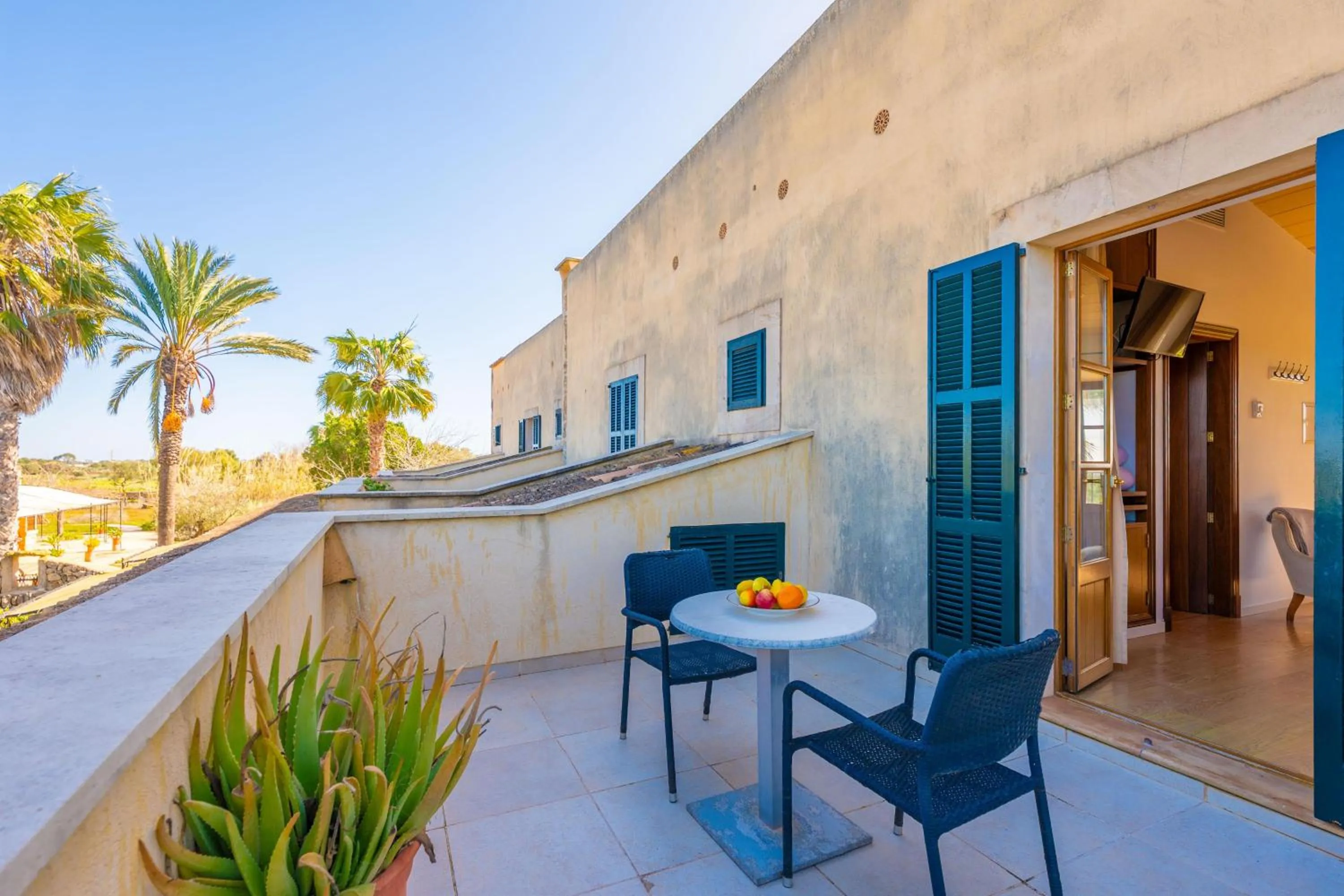 Balcony/Terrace in Agroturismo Mondrago -Antic Na Martina-