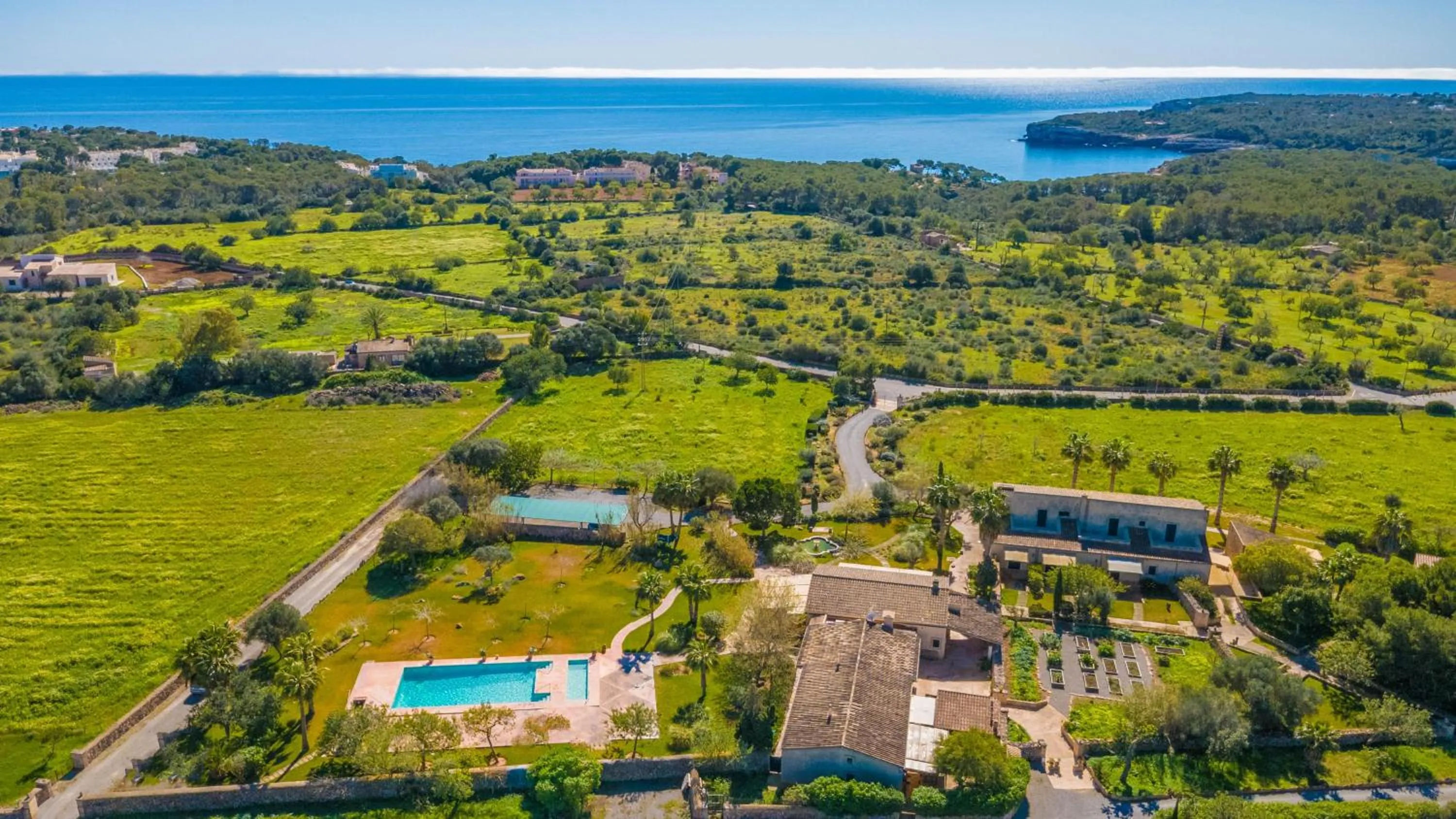 Bird's eye view in Agroturismo Mondrago -Antic Na Martina-
