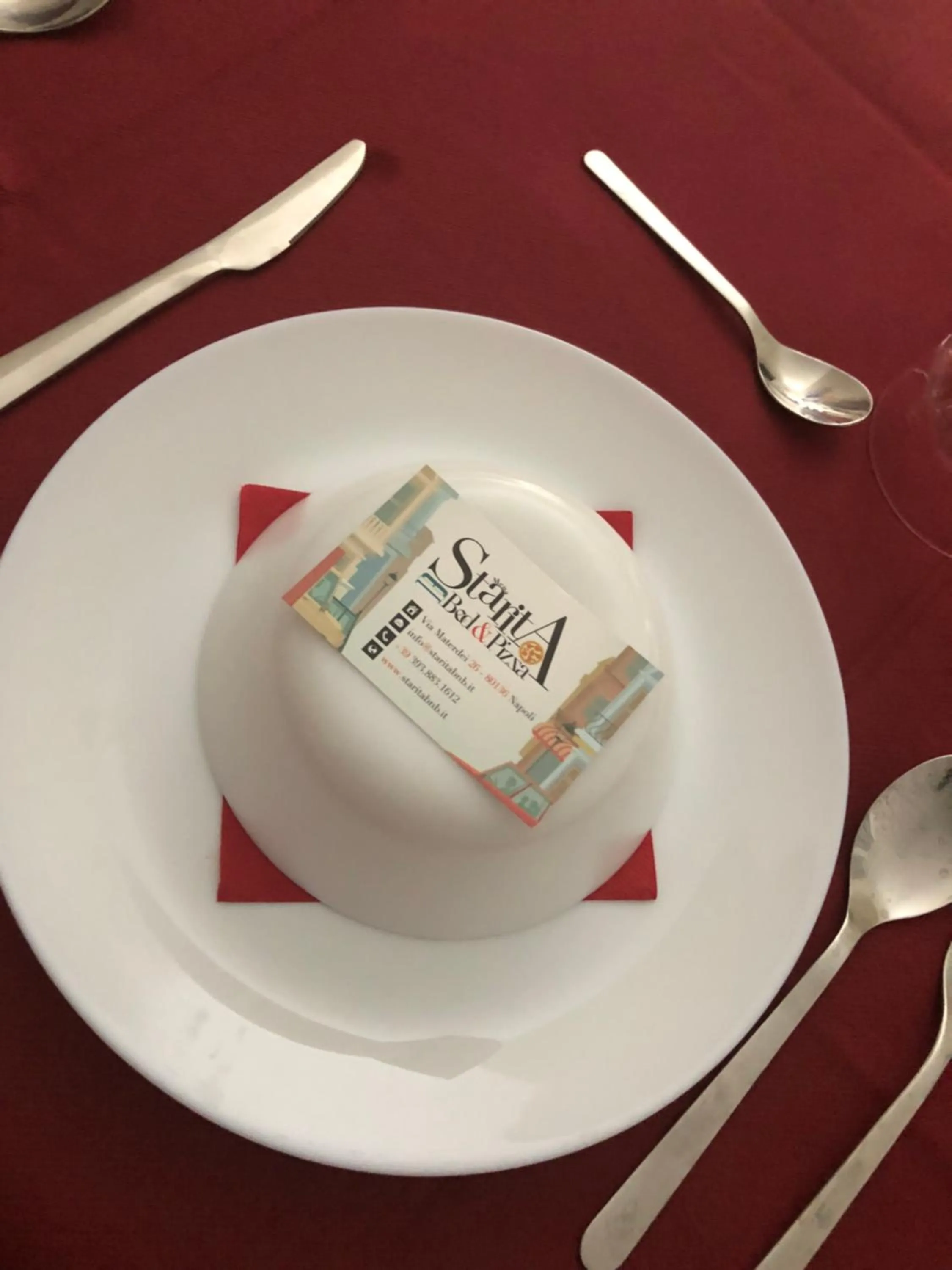 Food and drinks in STARITA BED & PIZZA