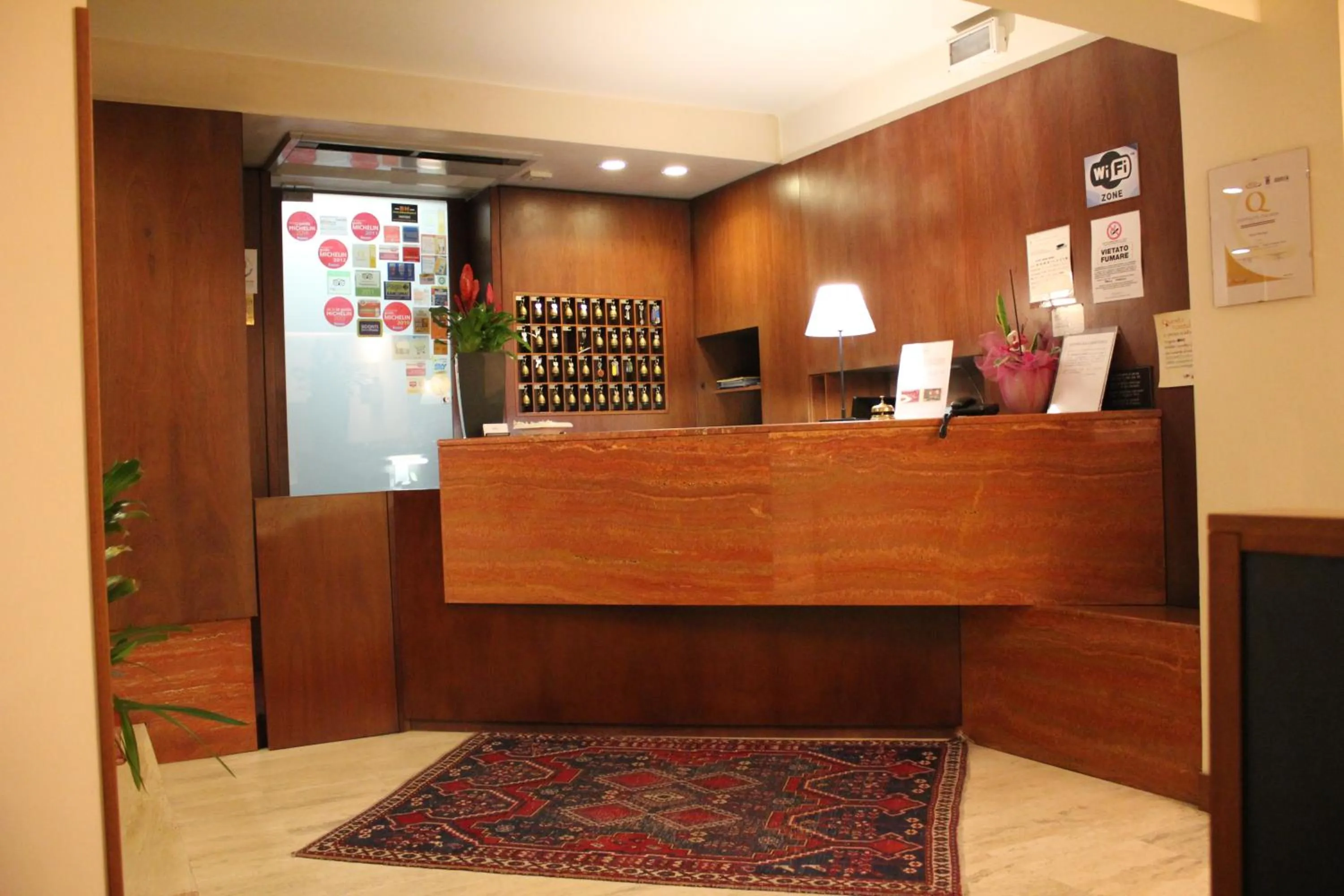 Lobby or reception in Hotel Mariani