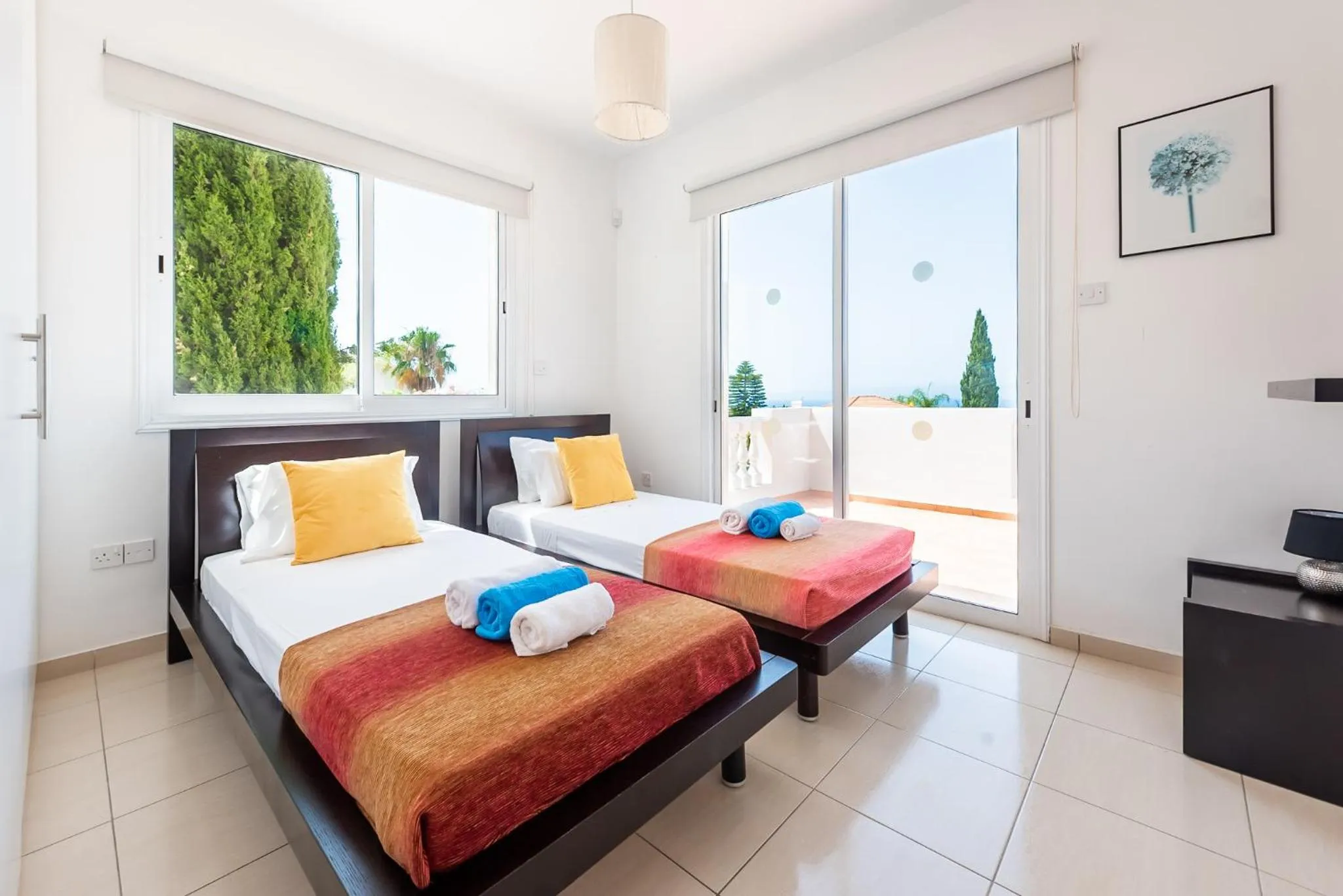 Bed in Villa Alysia by Ezoria Villas