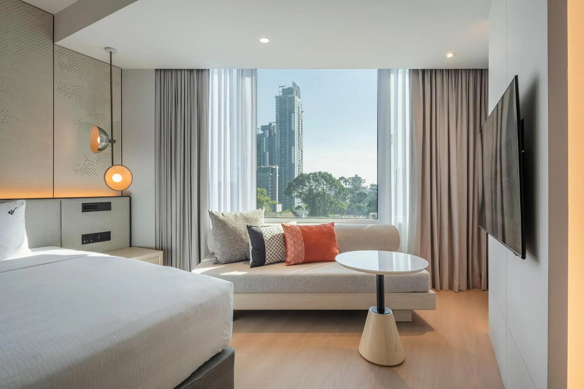 Bedroom, Bed in Hard Rock Hotel Pattaya