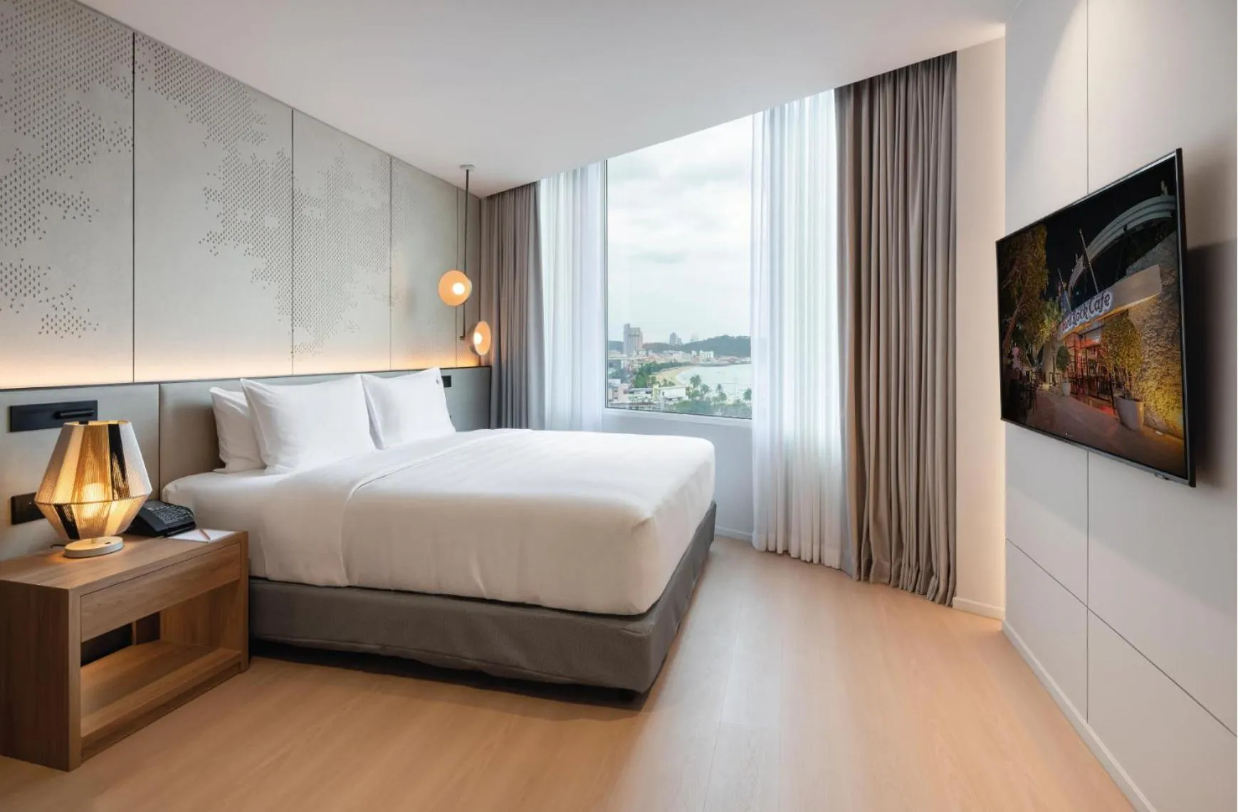 Bedroom, Bed in Hard Rock Hotel Pattaya