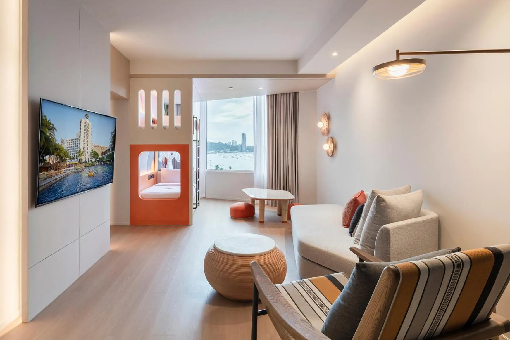 Bedroom in Hard Rock Hotel Pattaya