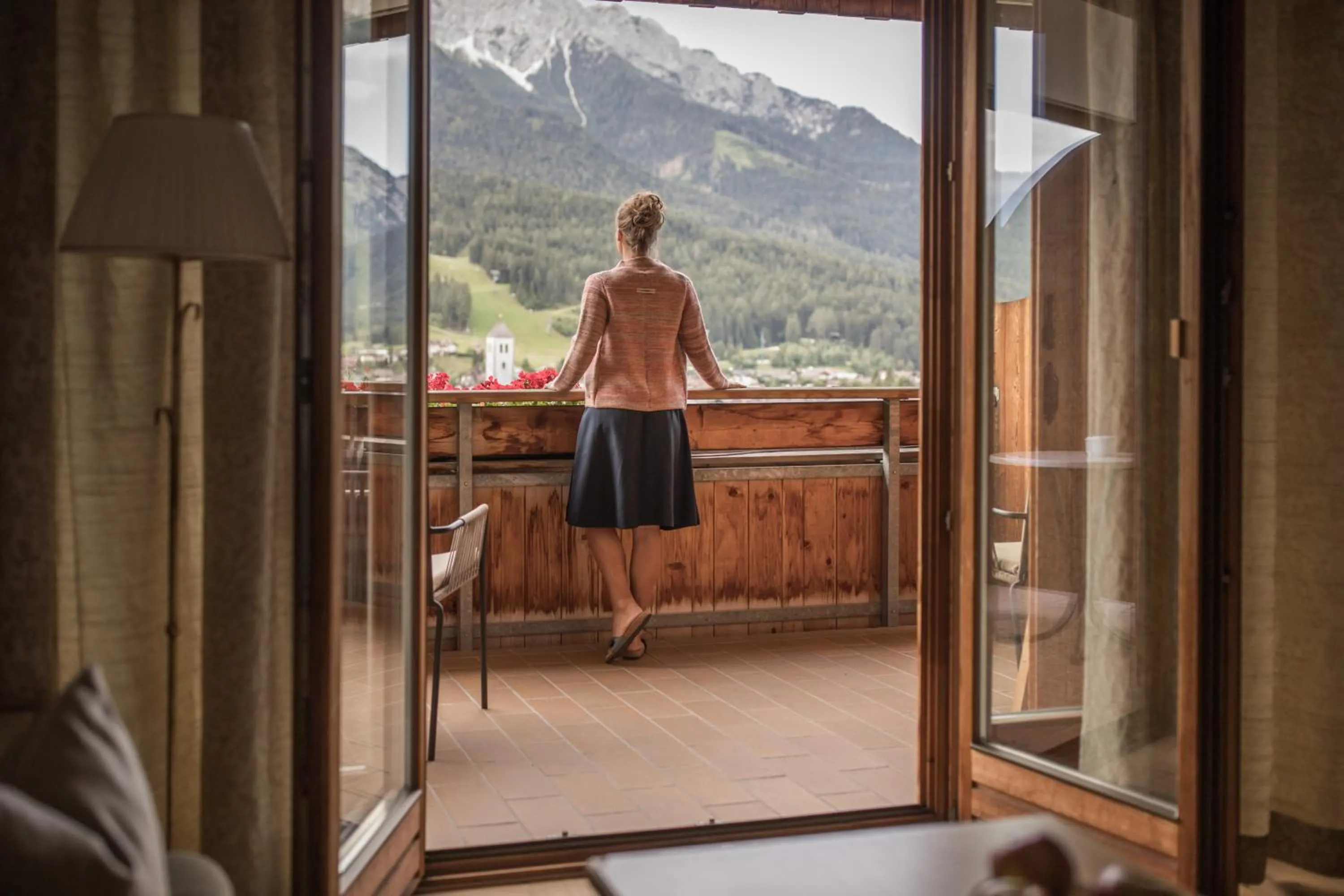 Mountain view in Naturhotel Leitlhof