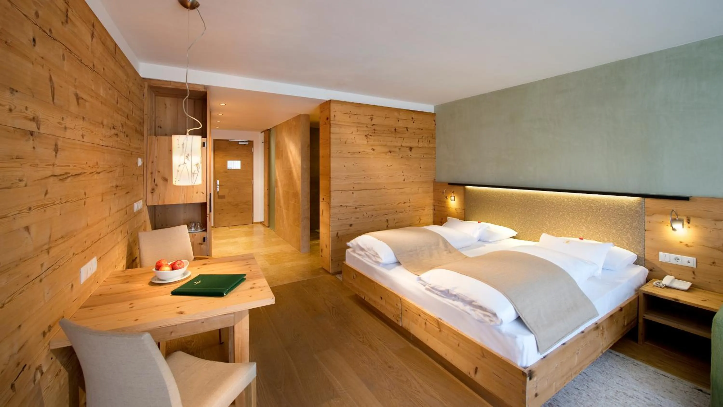 Bed in Naturhotel Leitlhof