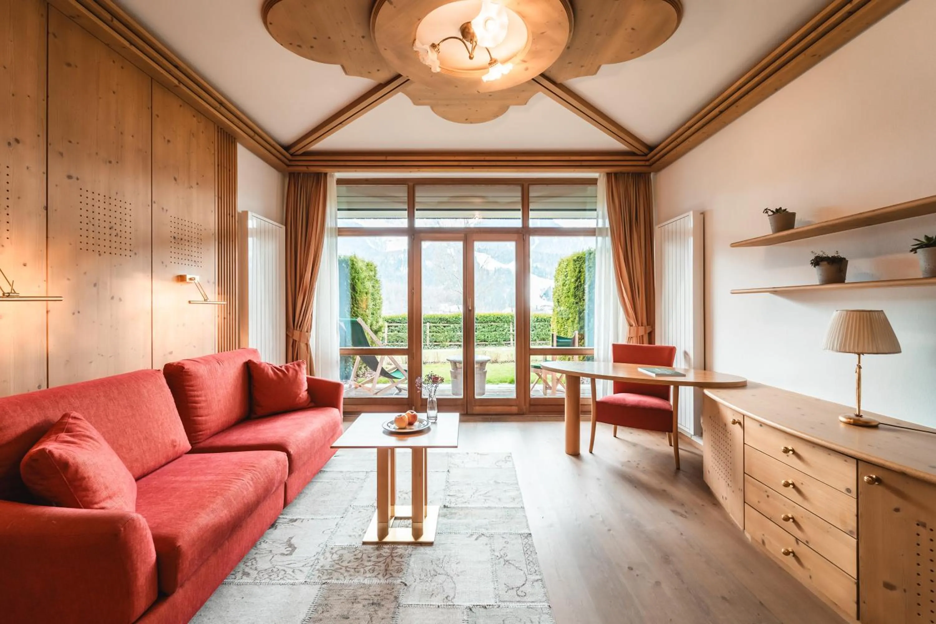 Seating area in Naturhotel Leitlhof