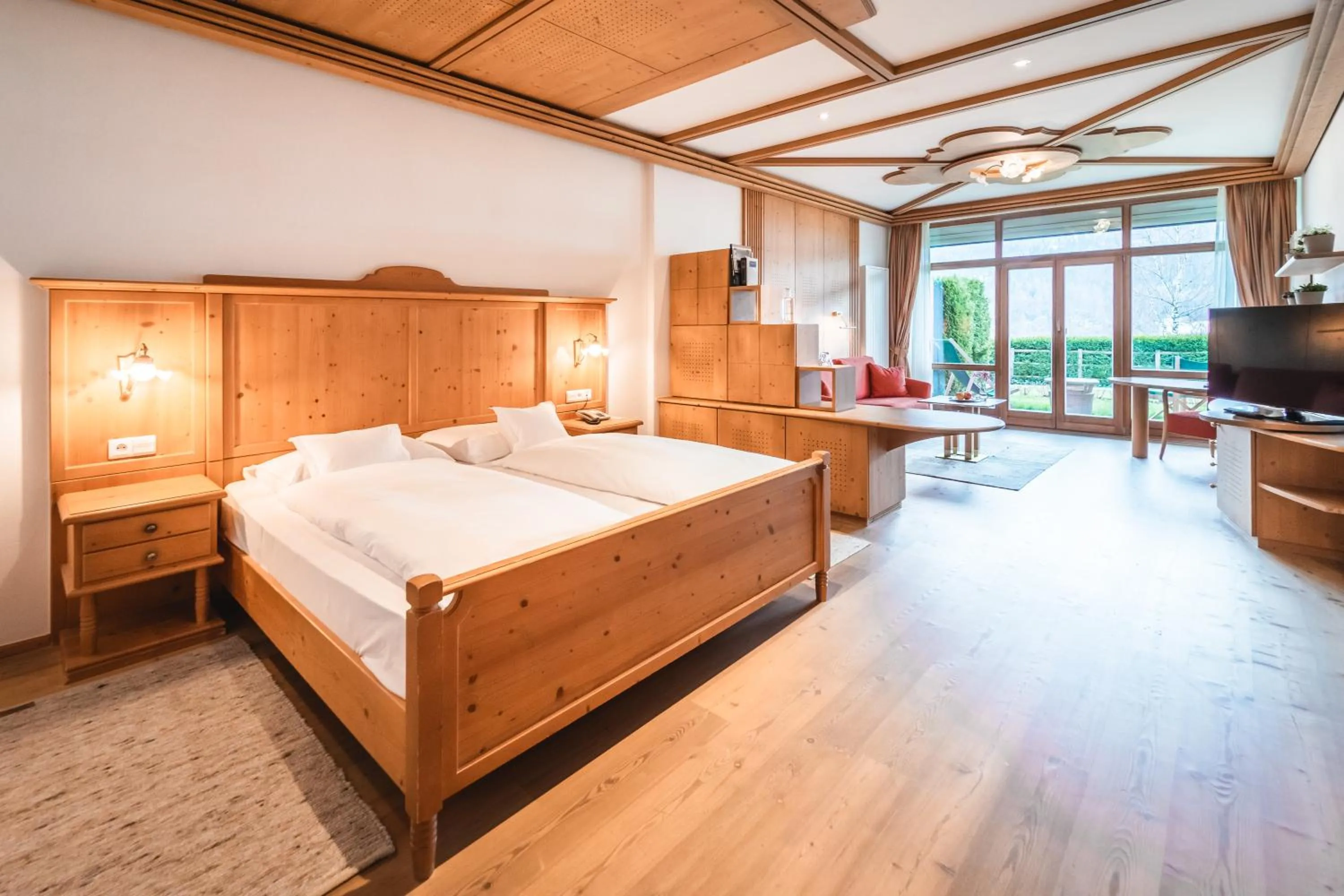 Bedroom, Bed in Naturhotel Leitlhof