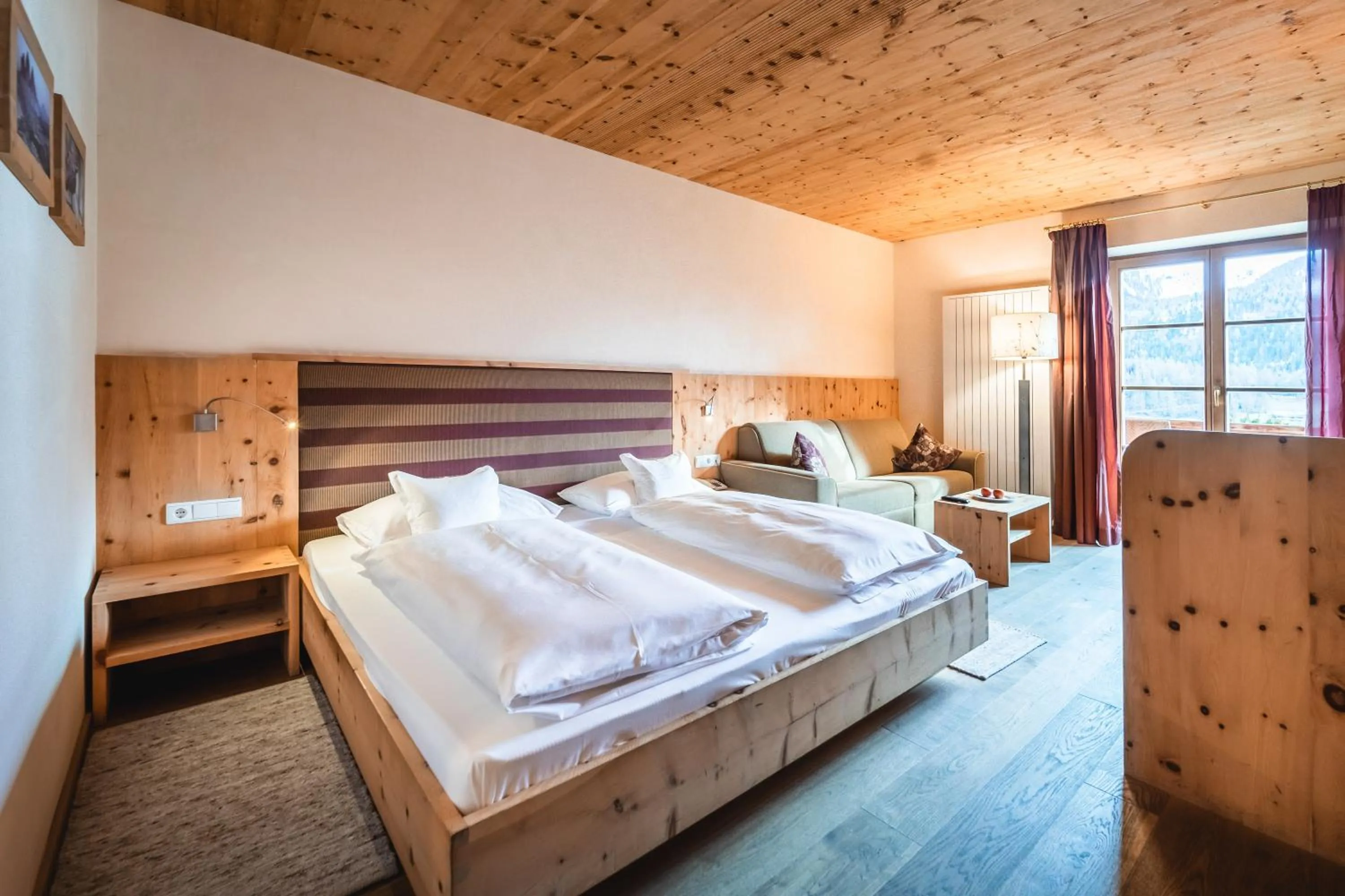 Bedroom, Bed in Naturhotel Leitlhof