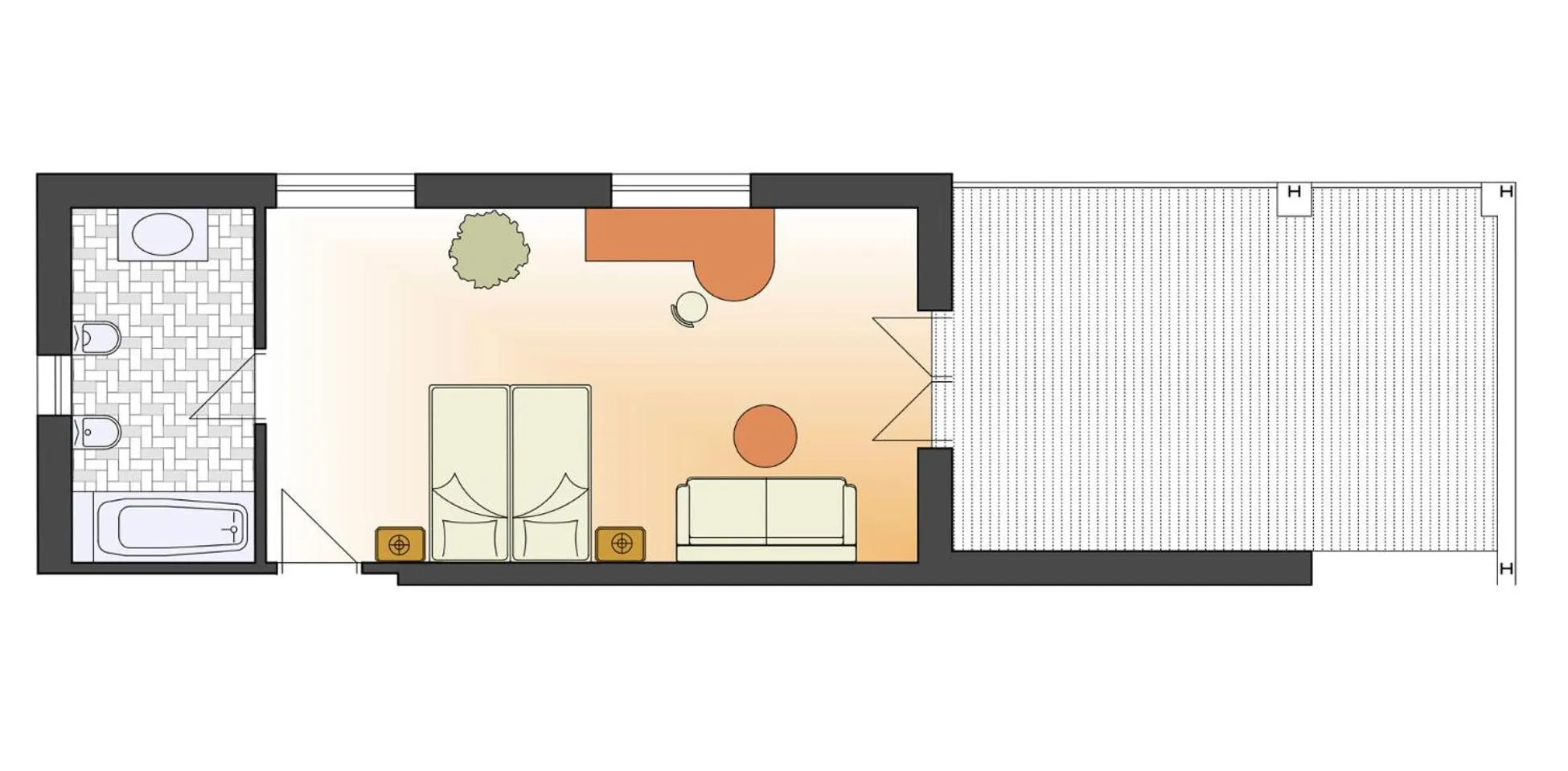 Floor plan in Naturhotel Leitlhof