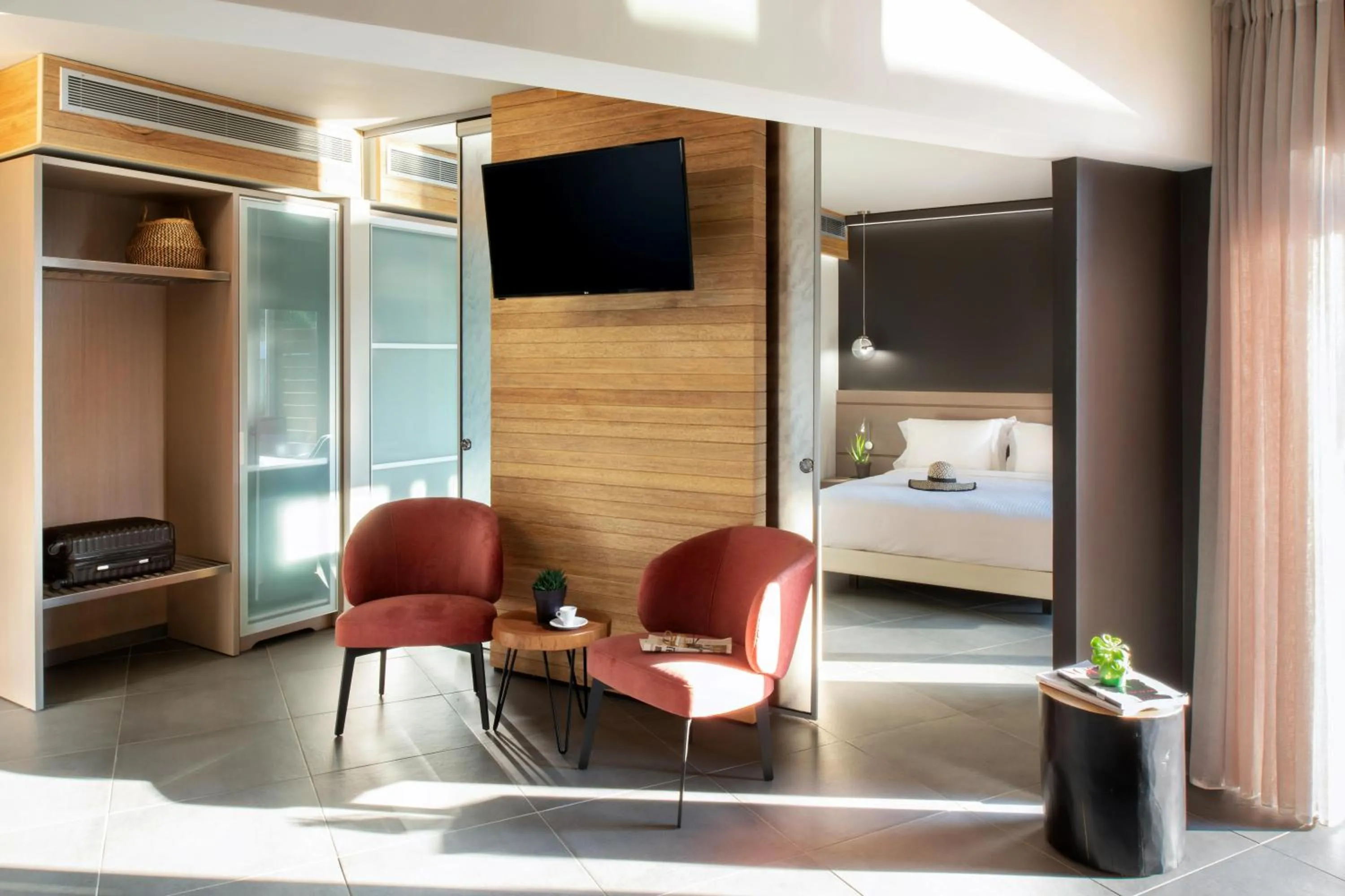 Photo of the whole room, Bed in Blue Dolphin Hotel