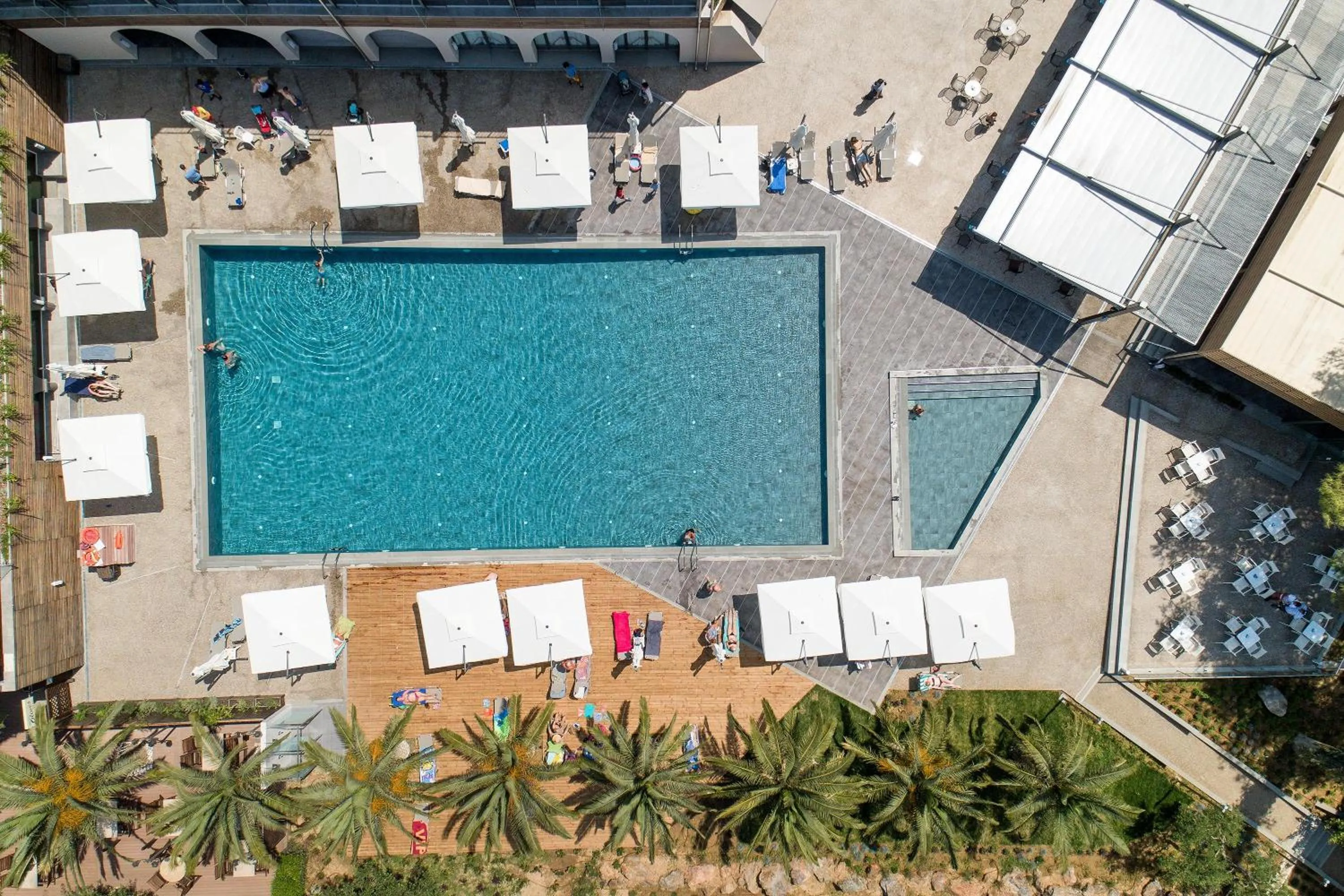 Bird's eye view in Blue Dolphin Hotel