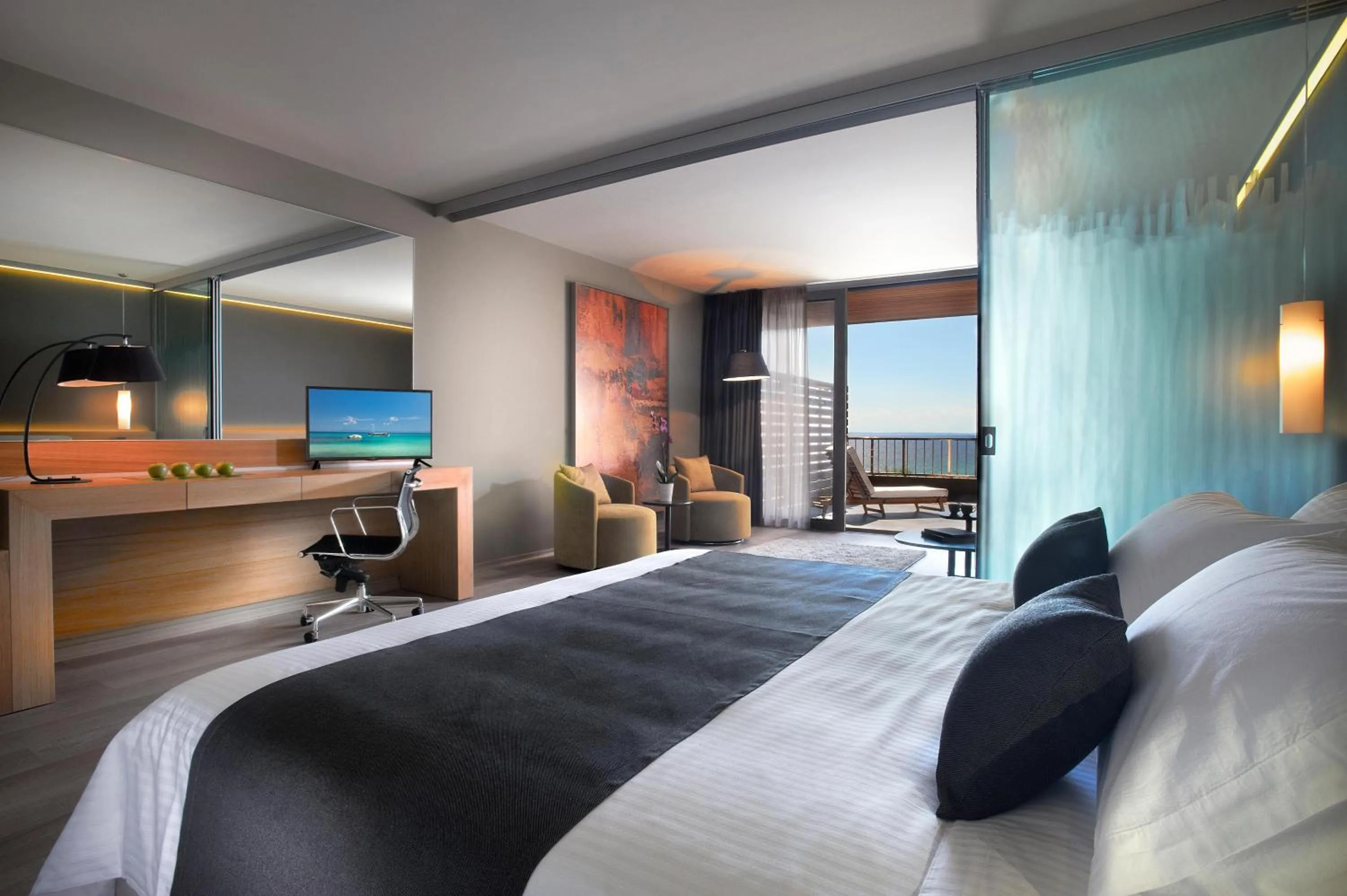 Photo of the whole room, Bed in Blue Dolphin Hotel