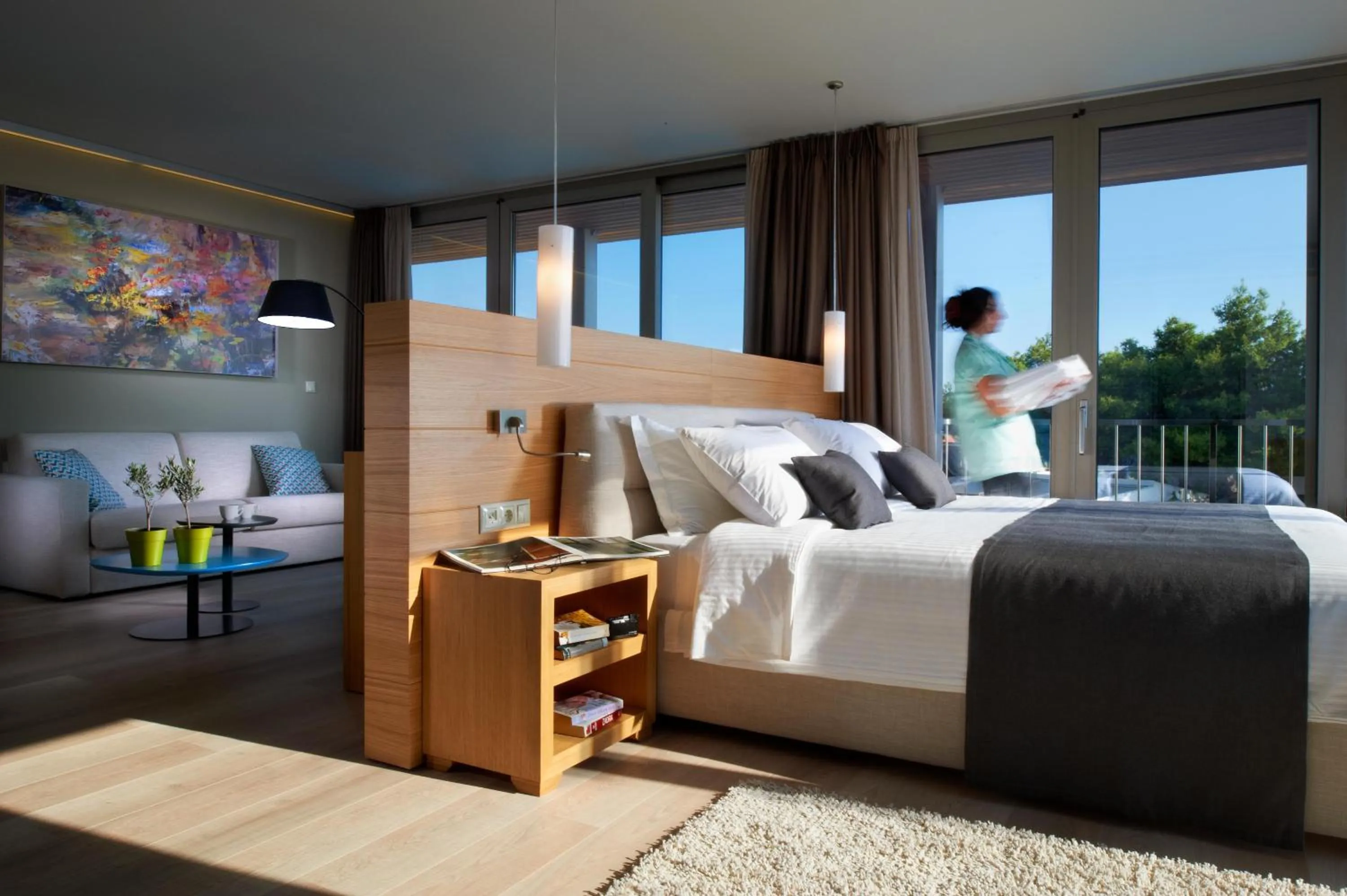 Photo of the whole room, Bed in Blue Dolphin Hotel