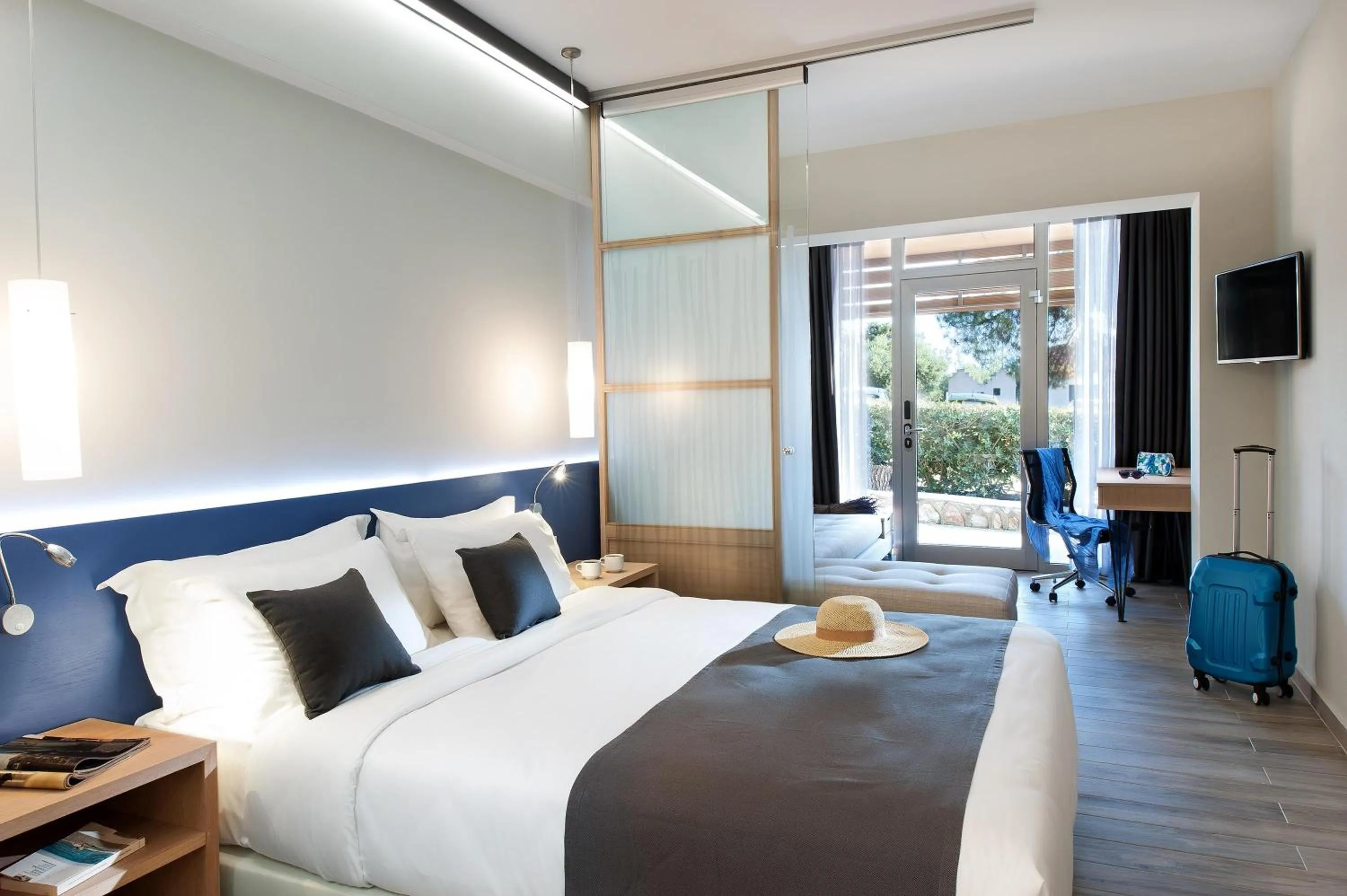 Photo of the whole room, Bed in Blue Dolphin Hotel