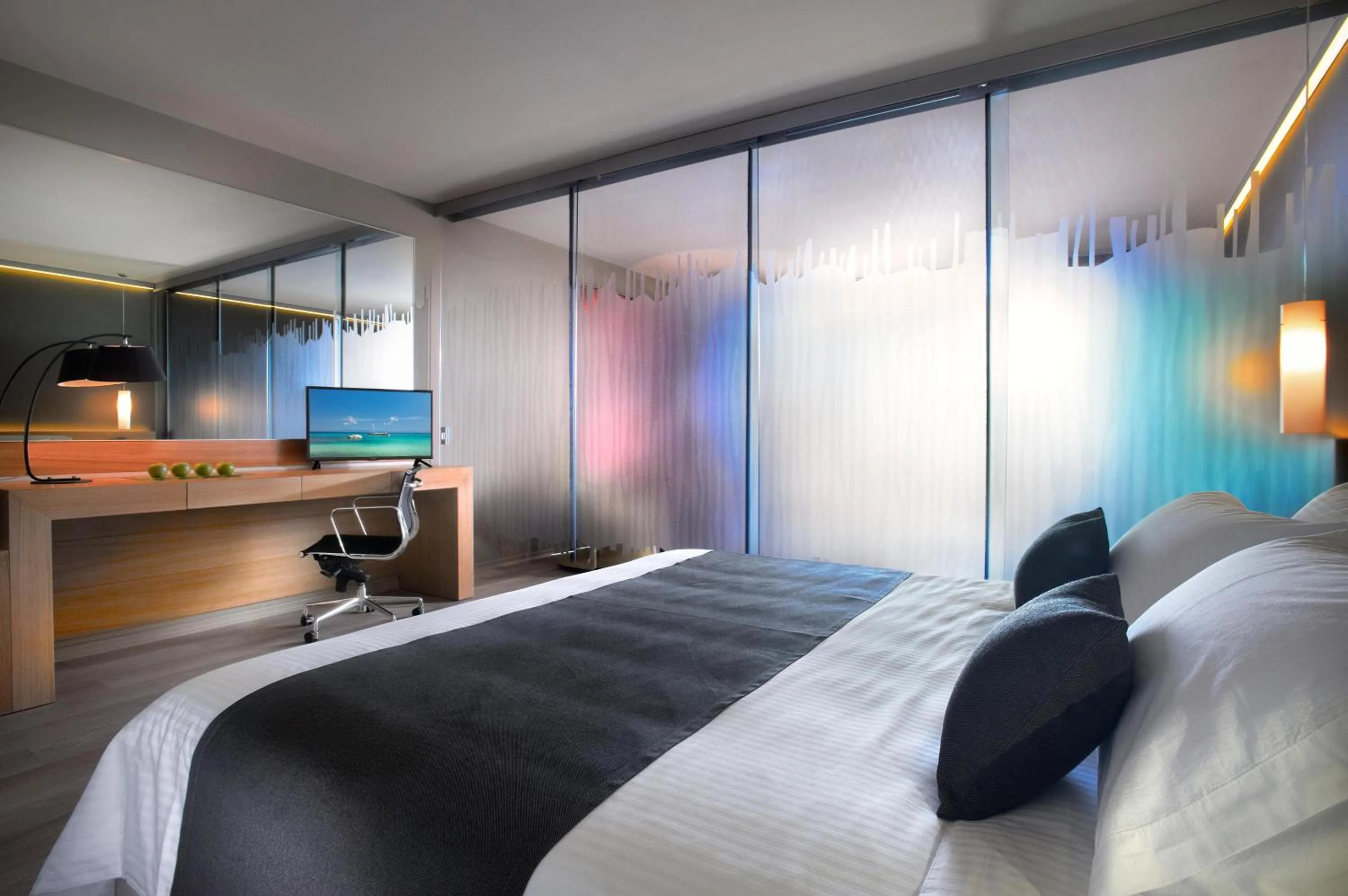 Photo of the whole room, Bed in Blue Dolphin Hotel