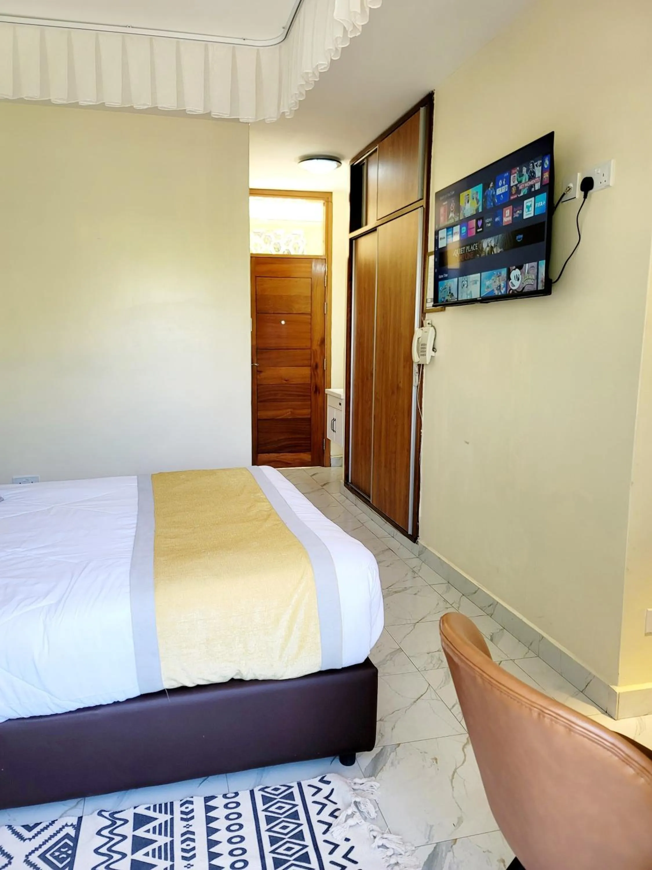 Bed in United Kenya Club