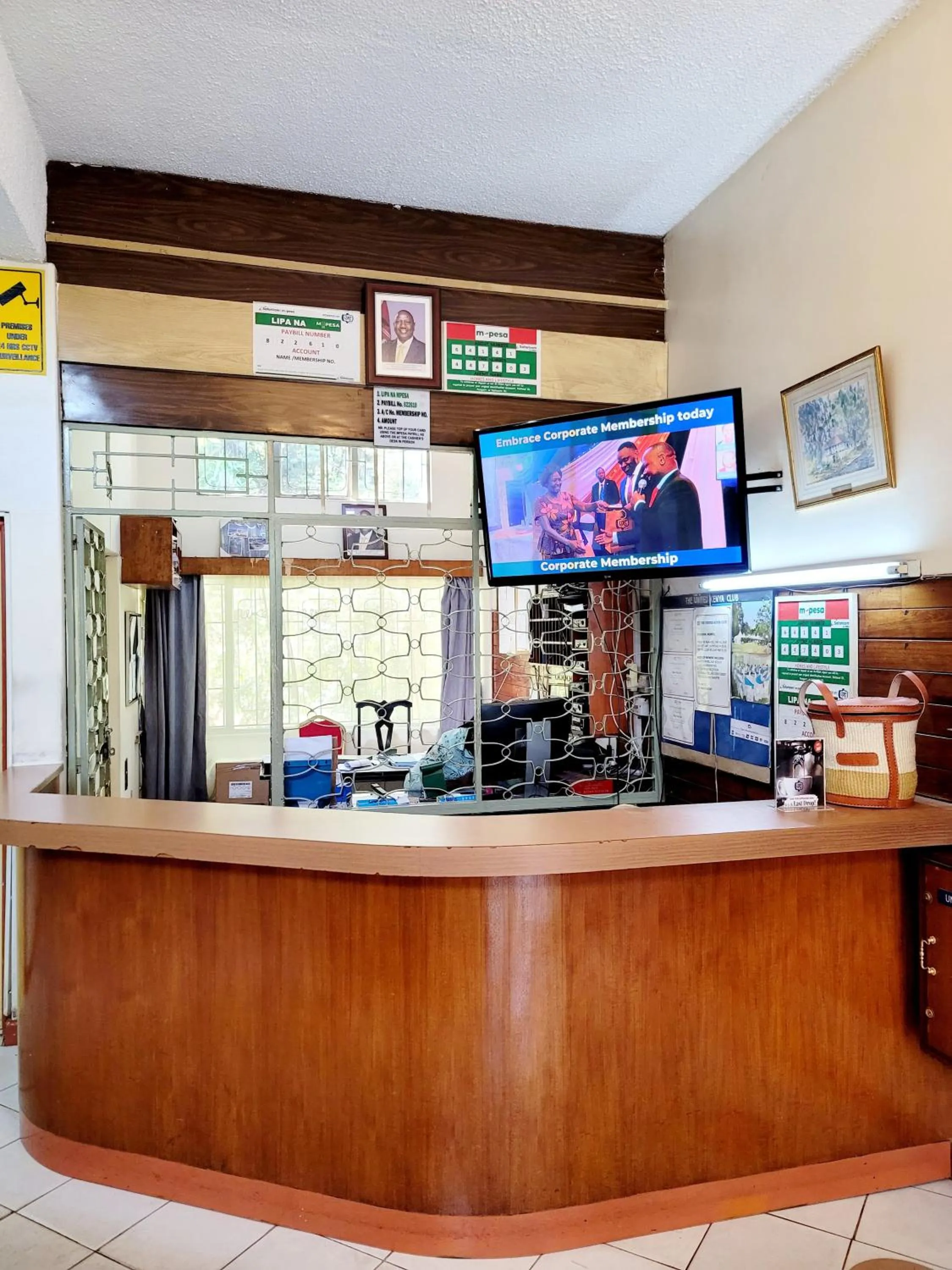 Lobby or reception in United Kenya Club