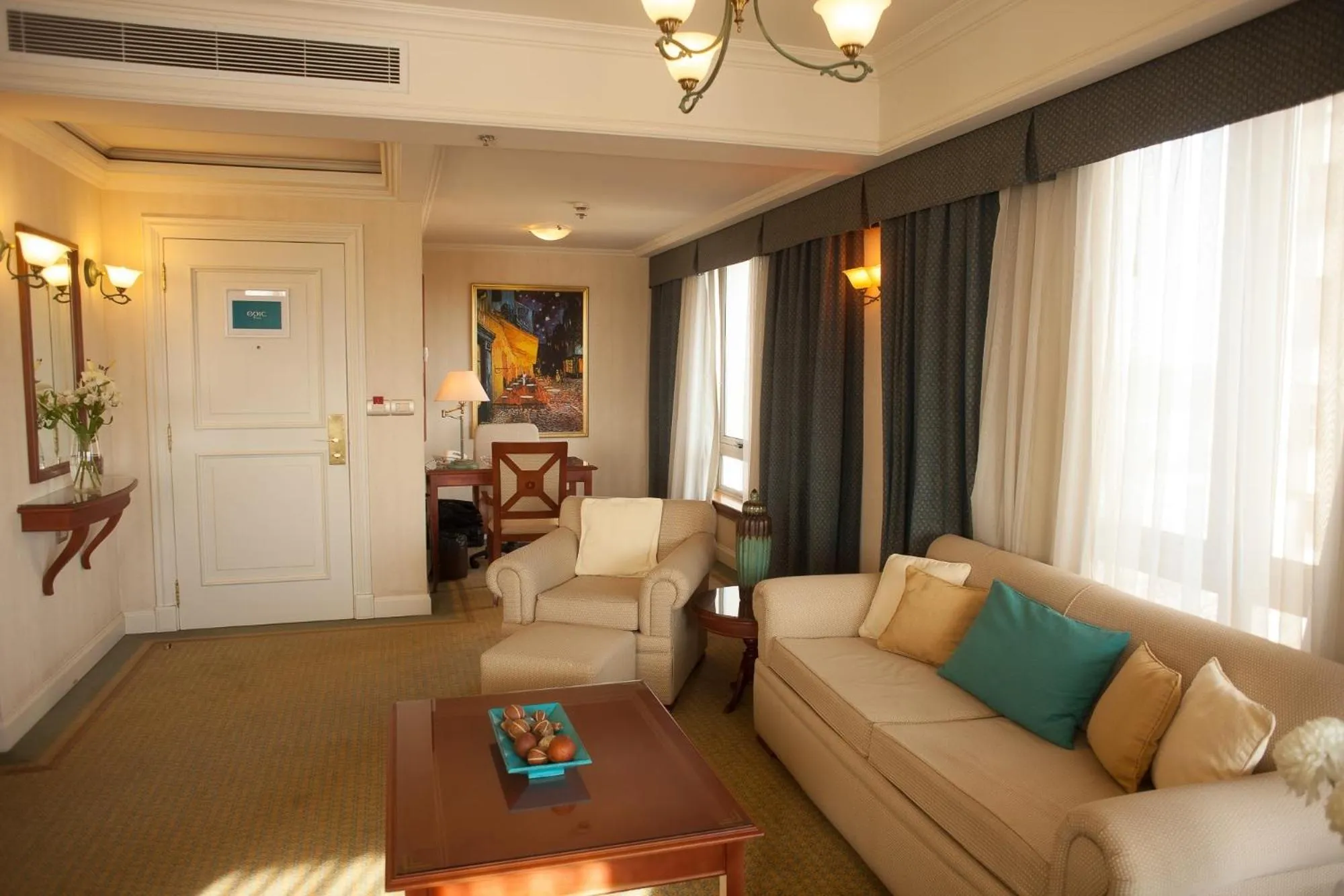 Living room in Epic Hotel Villa Mercedes