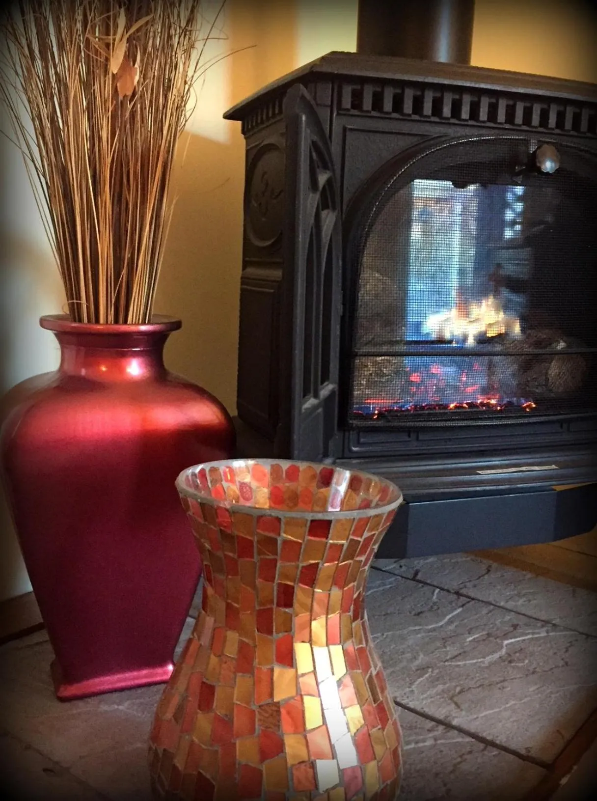 Decorative detail in Lamb and Lion Inn